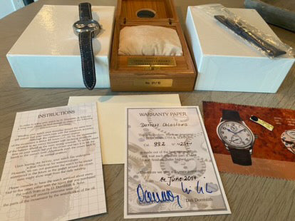 2014 D. Dornblüth & Sohn 99.2 Power Reserve Small Seconds Limited Edition of 10, full set