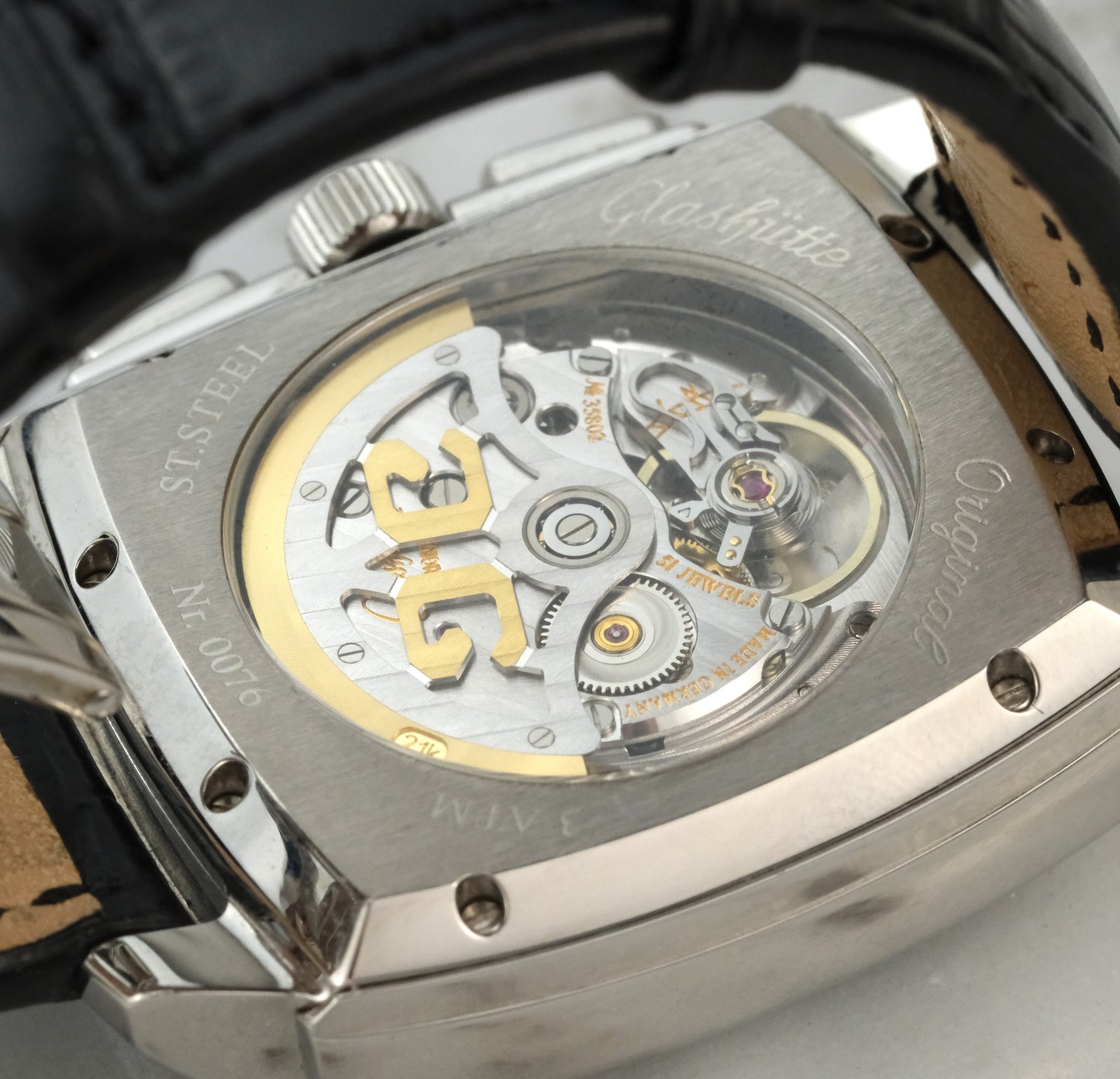 Glashütte Original Senator Karree Chronograph | 39-31-54-52-05