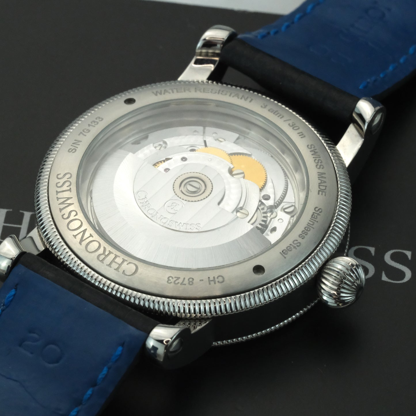 2017 Chronoswiss Sirius Regulator | CH8723-BL | Papers