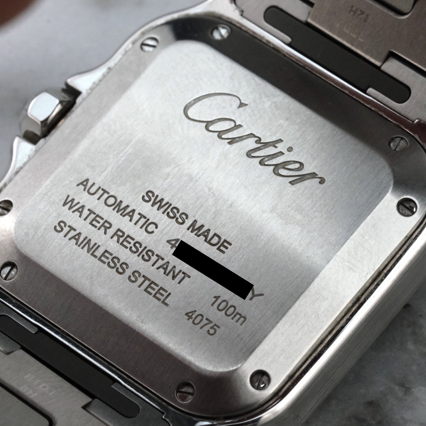 2024 Cartier Santos Medium Green Dial WSSA0061, Full Kit