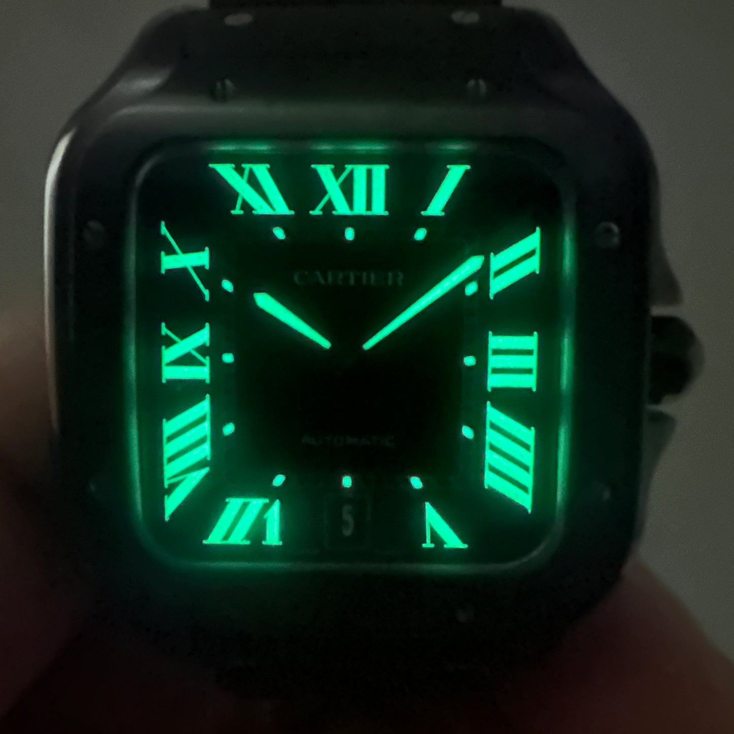 2020 Cartier Santos de Cartier Steel/ADLC Black | WSSA0039 | Full Set