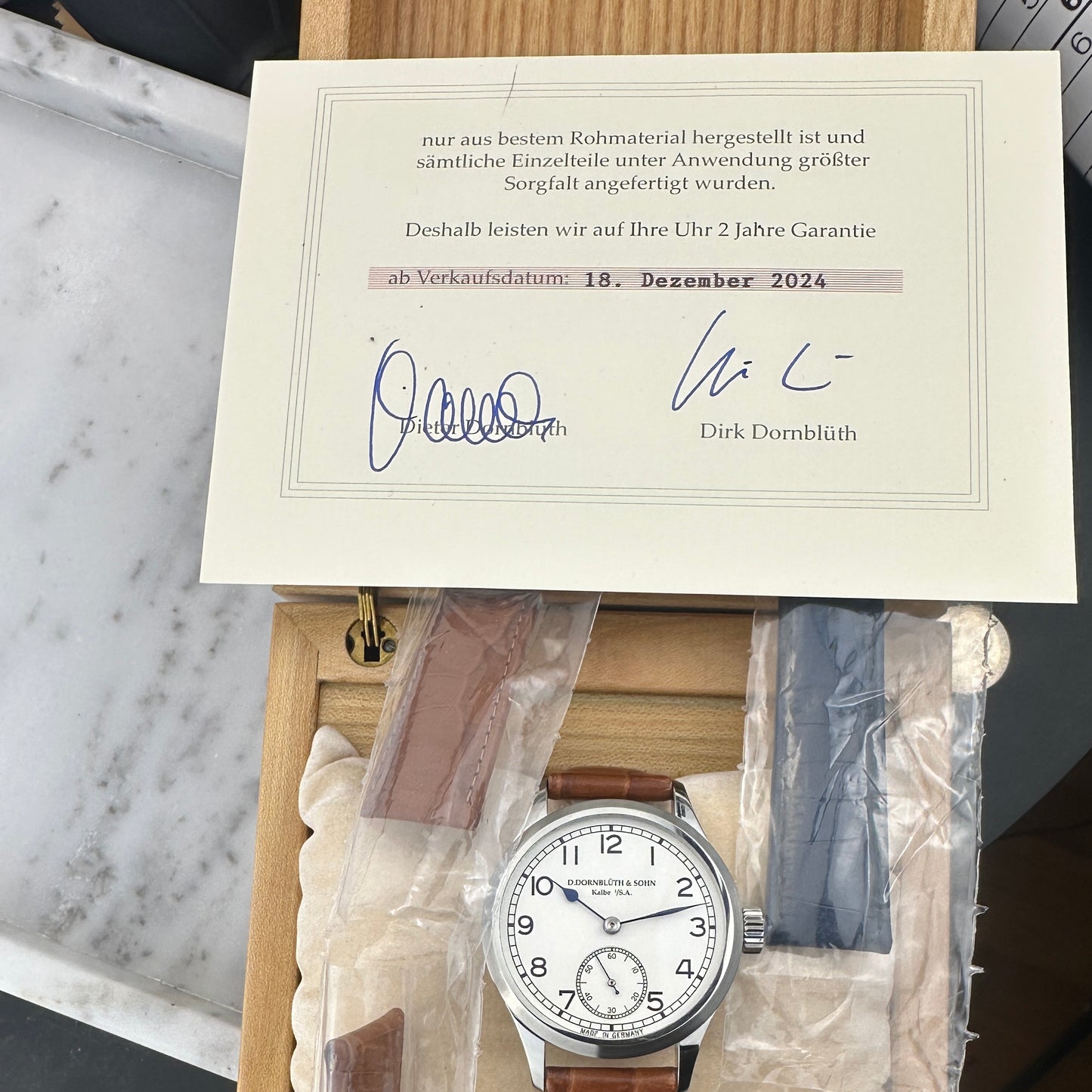 2024 D. Dornblüth & Sohn 40 Small Seconds | 99.1 Small Seconds | Full Set