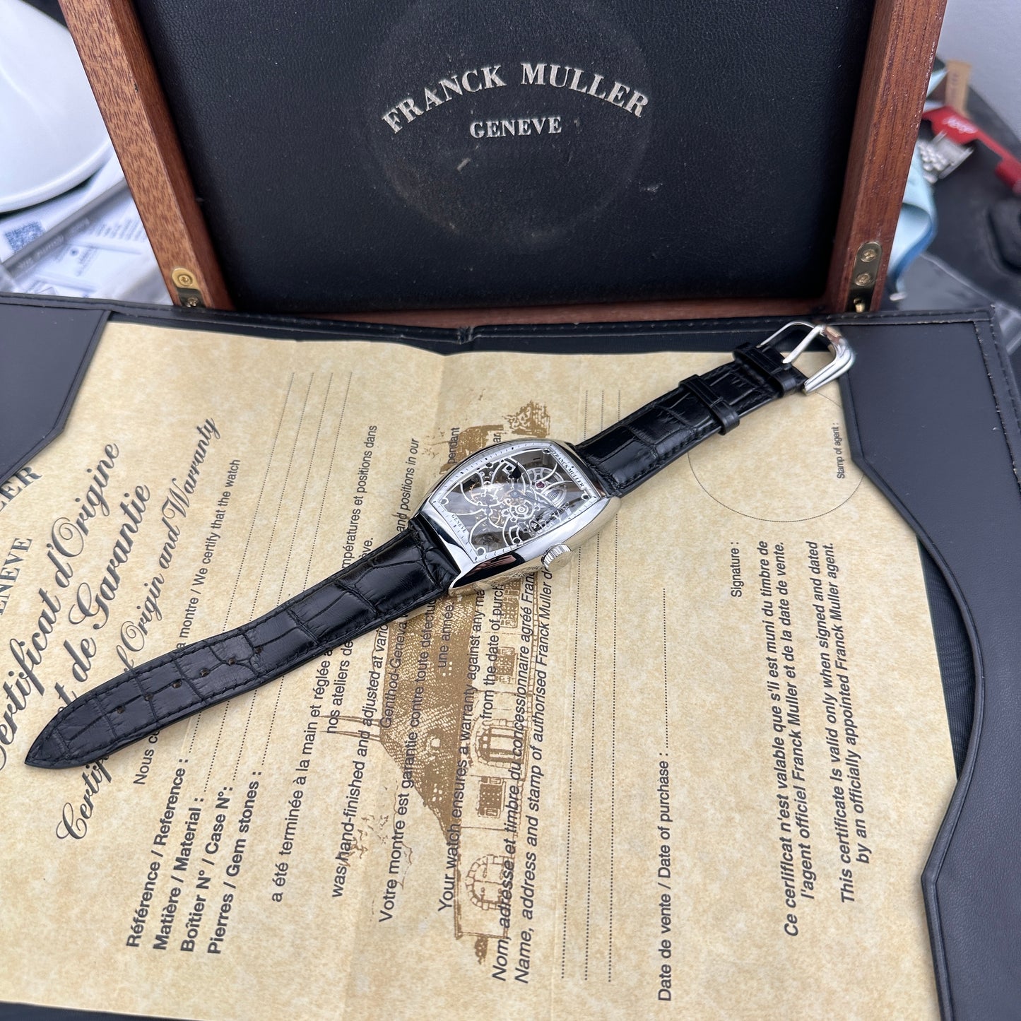 Franck Muller Cintrée Curvex 7 Day Skeleton | 8880 B S6 SQT