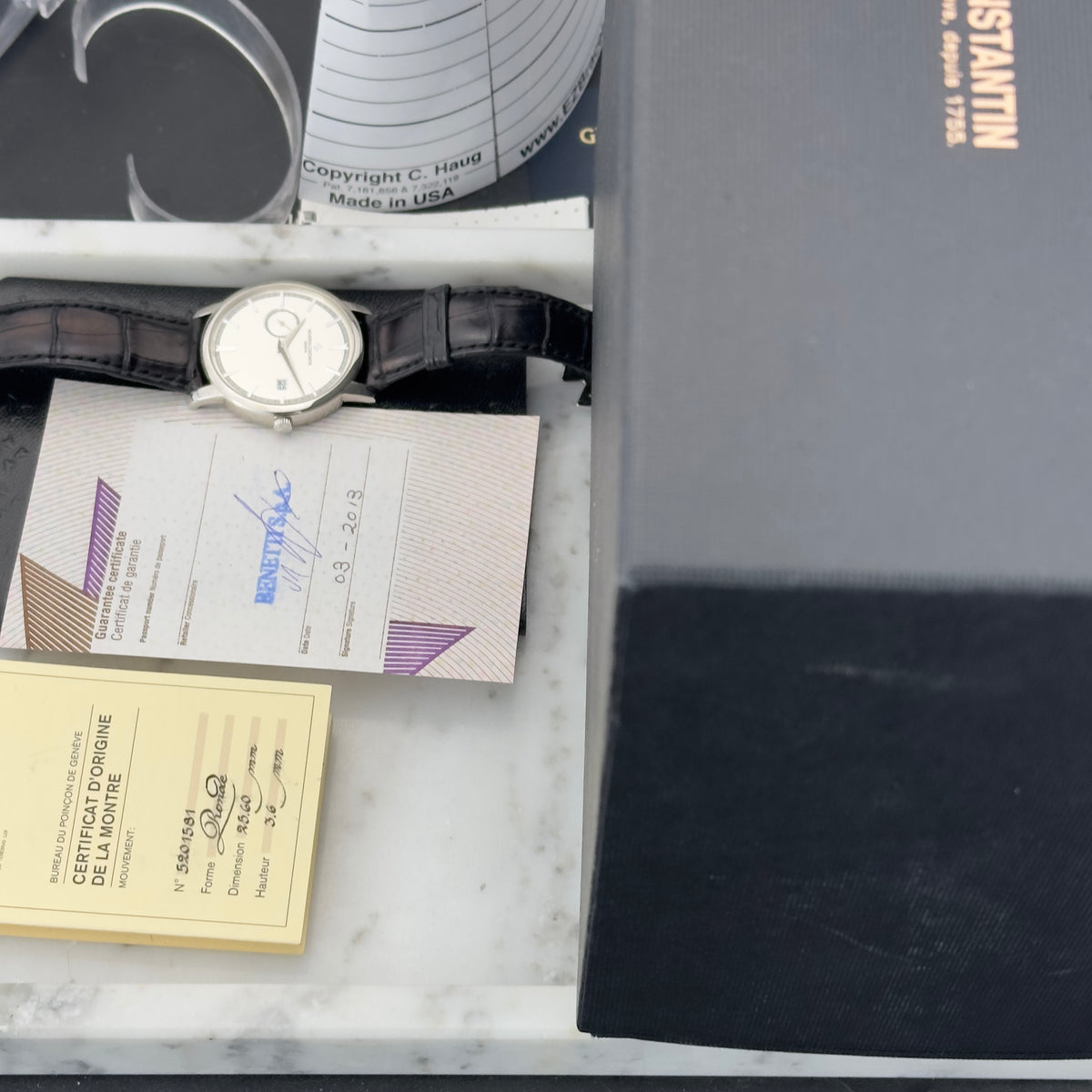 2013 Vacheron Constantin Patrimony Traditionelle White Gold | 87172/000g-9301 | Box & Papers