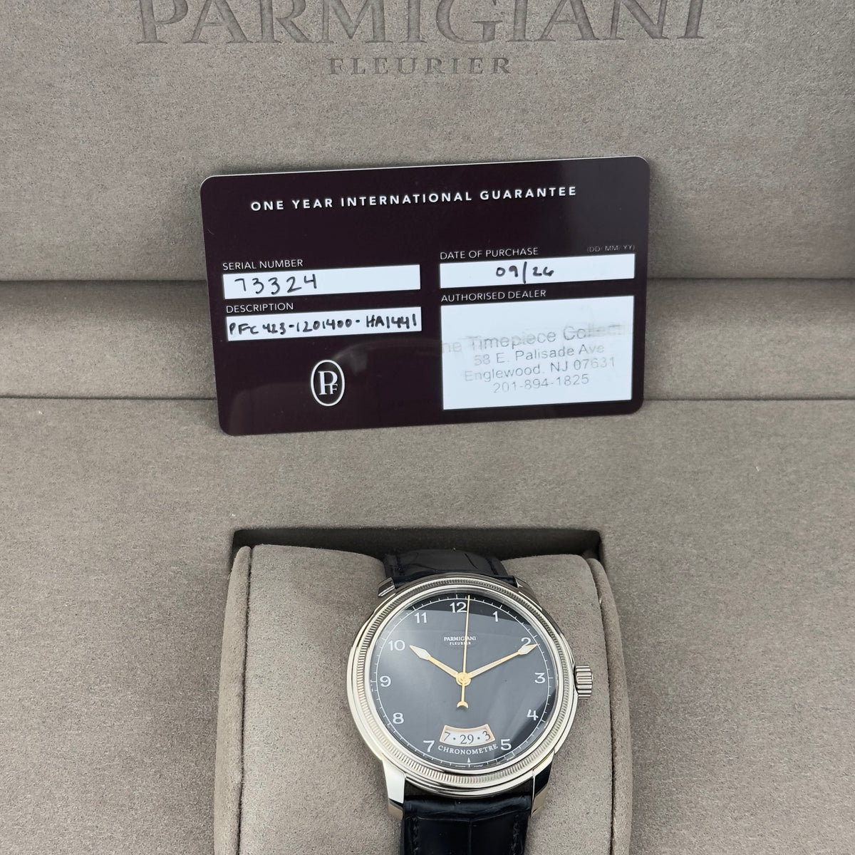 2026 Parmigiani Fleurier Toric Chronometre White Gold | PFC423-1201400-HA1441 | Box & Papers