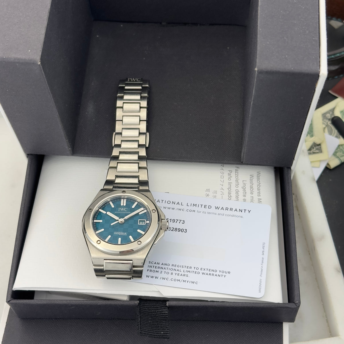 IWC Ingenieur Aqua Dial | IW328903 | Box & Papers