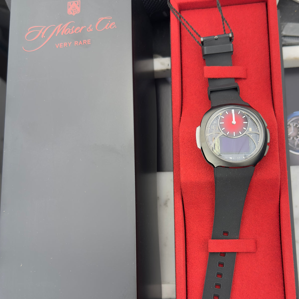 2026 H. Moser & Cie Streamliner Off-Grid Black | 6DI0-1205 | Full Set