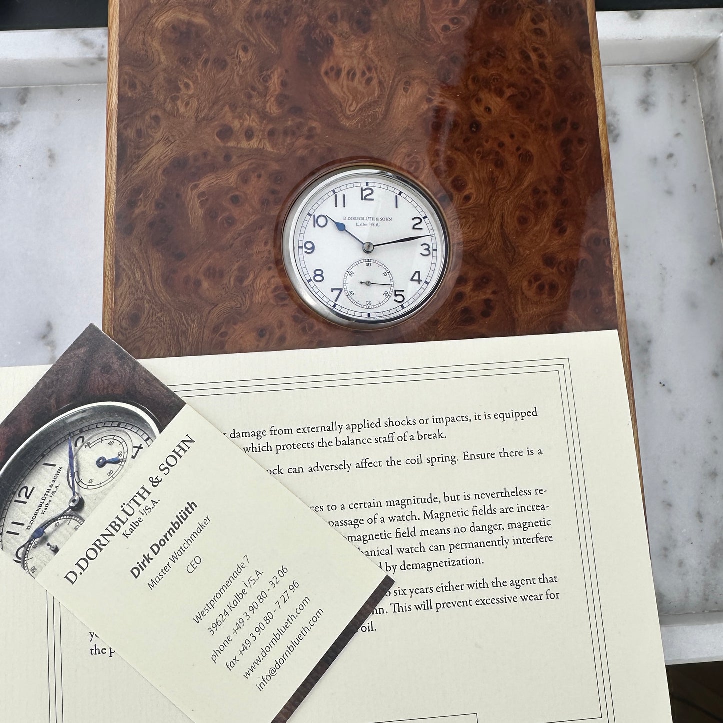 Late 2010's D. Dornblüth & Sohn 40mm | 99.1