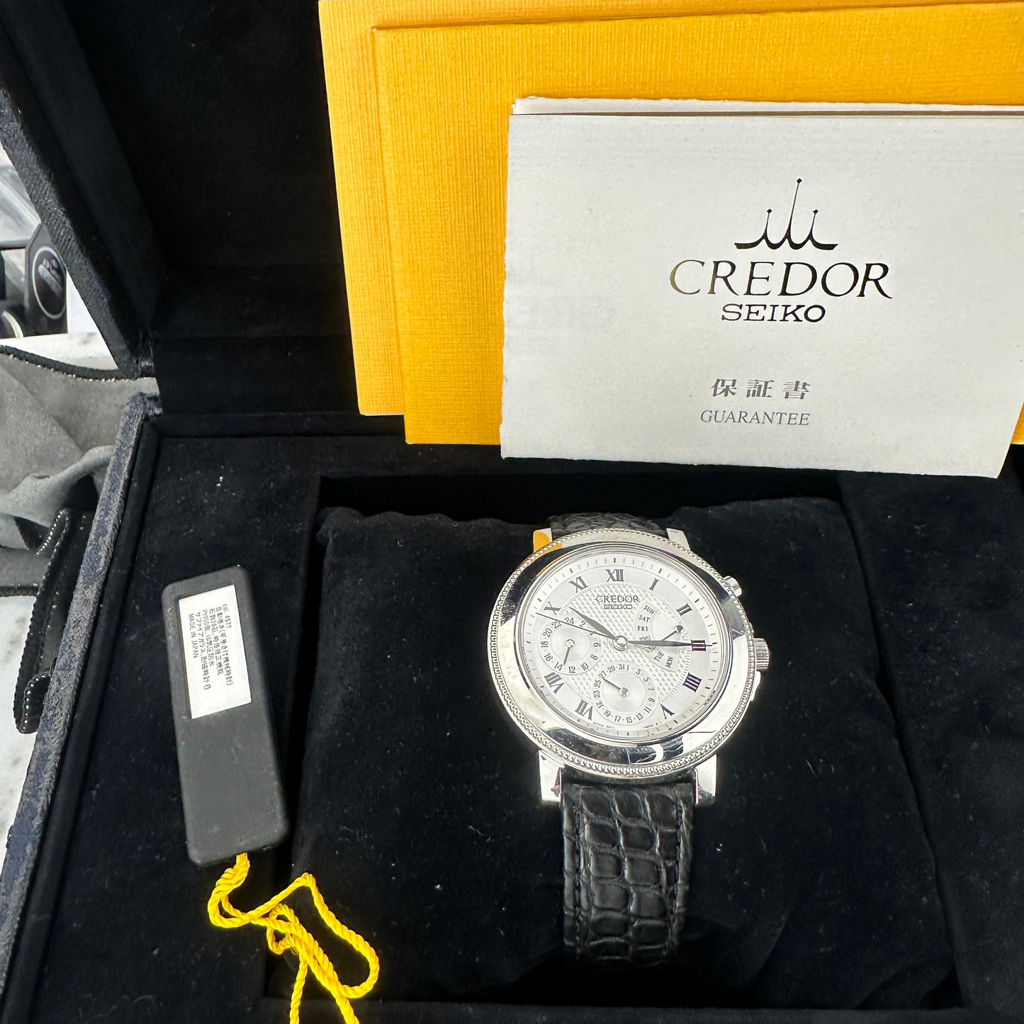 2000 Credor Day-Date Retrograde in Platinum | GBBG999 | Full Set