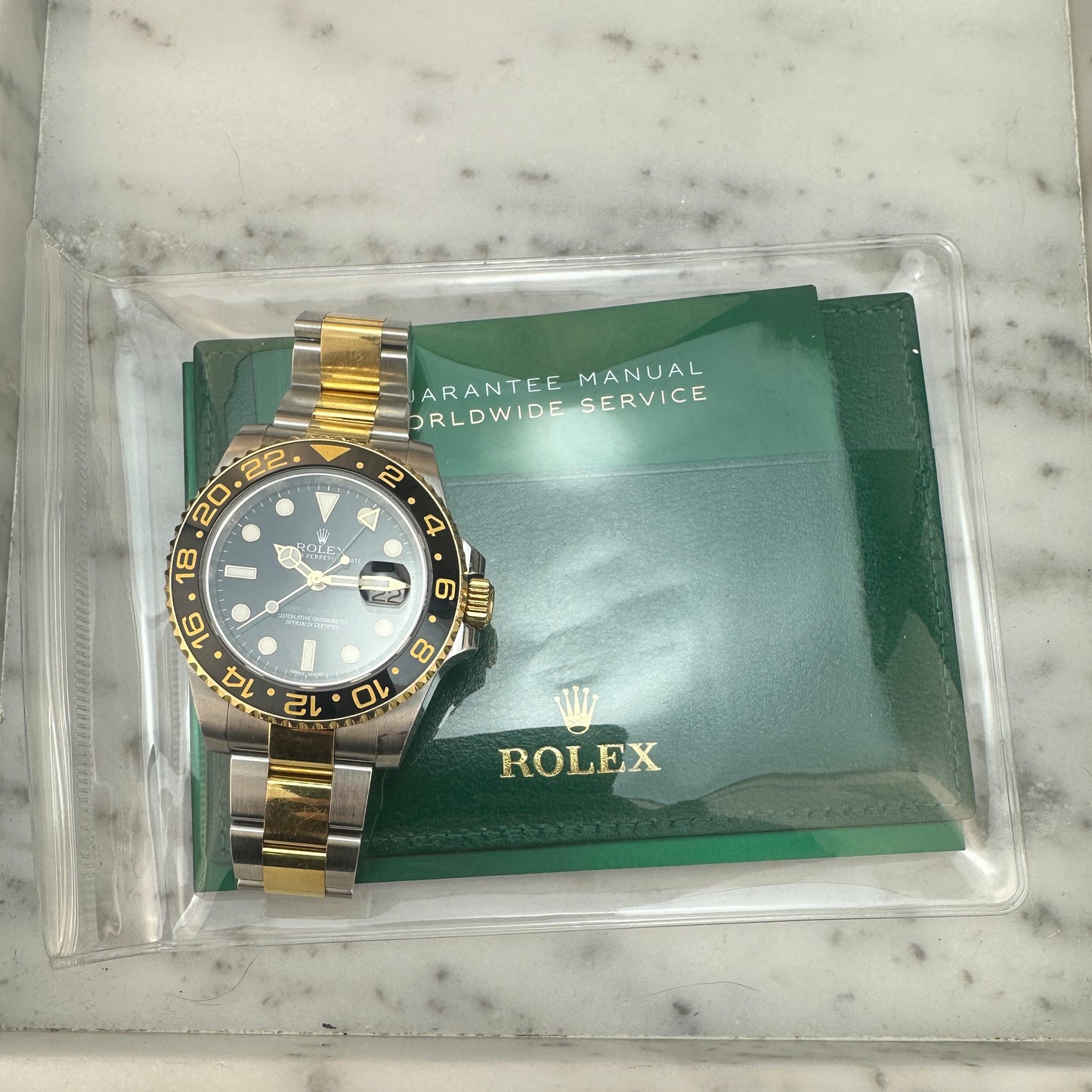 2010 Rolex GMT Master II 116713LN with books