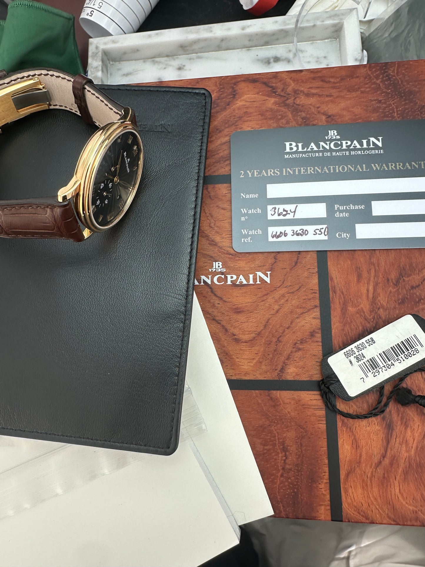 Blancpain Villeret Ultraplate 6606-3630-55B, Full set (open date)