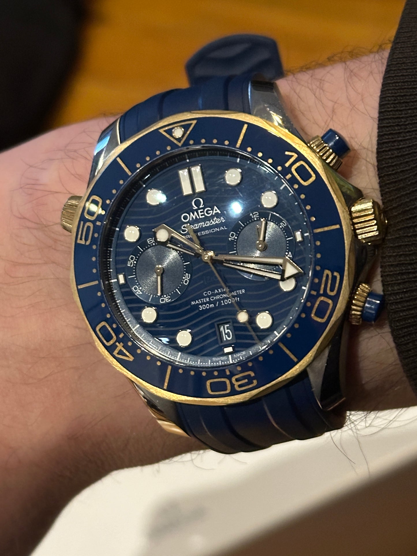 Omega Seamaster Diver 300M Chronograph 210.22.44.51.03.001, box + tags