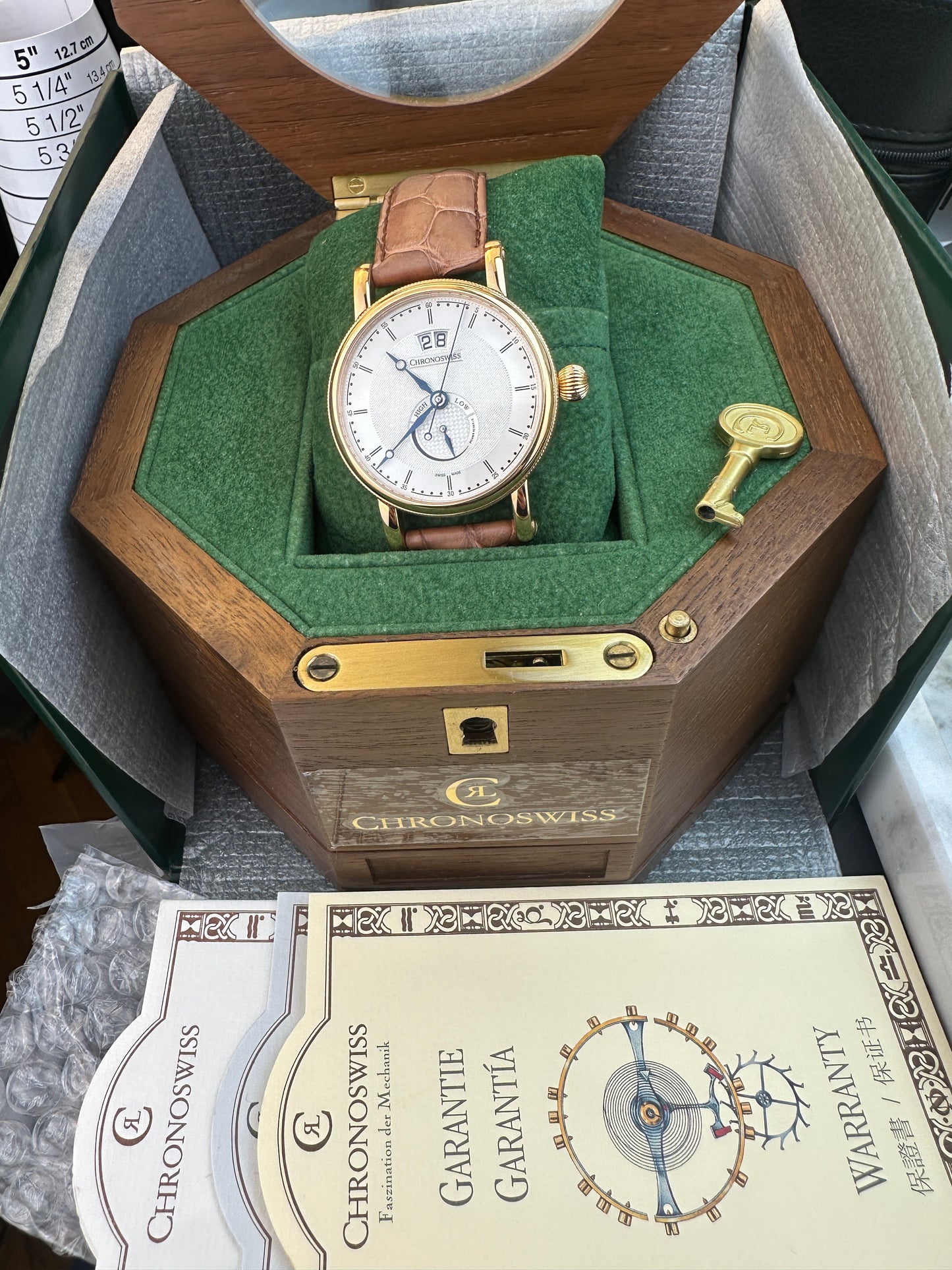 Chronoswiss Sirius Big Date CH-3521.1R Full Set