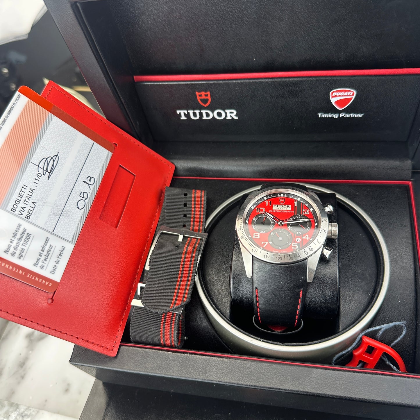2013 Tudor Fastrider Chronograph Ducati | 42000D | Full Set