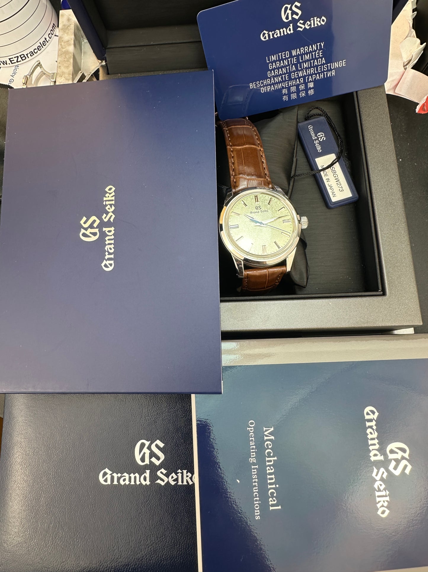 2021 Grand Seiko SBGW273, Limited Edition of 140, Full Set