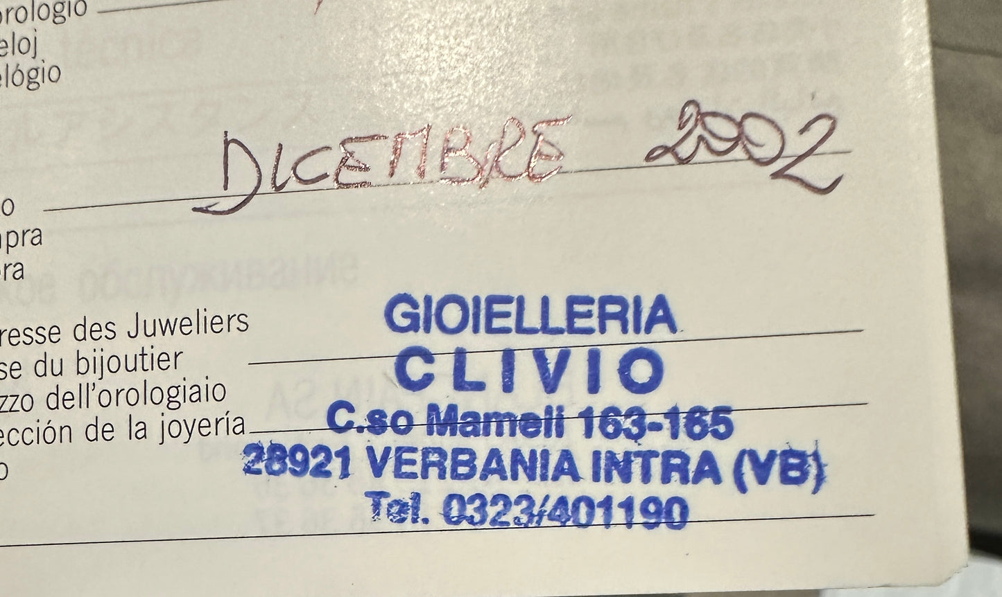 2002 Blancpain Leman Complete Calendar, 2763-1127A, Full Kit