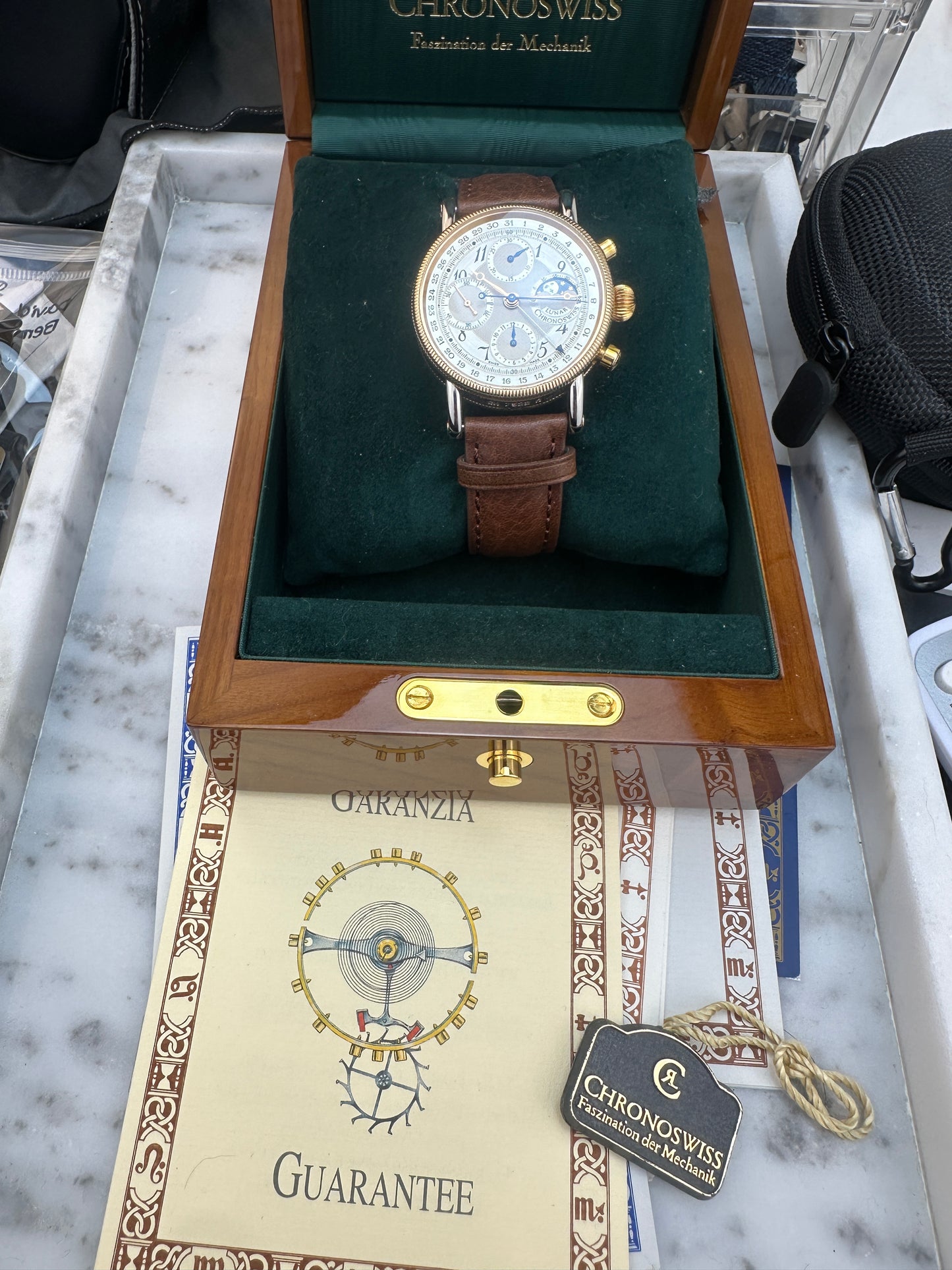 Chronoswiss Lunar Chronograph CH7522R, Full Set, Open date