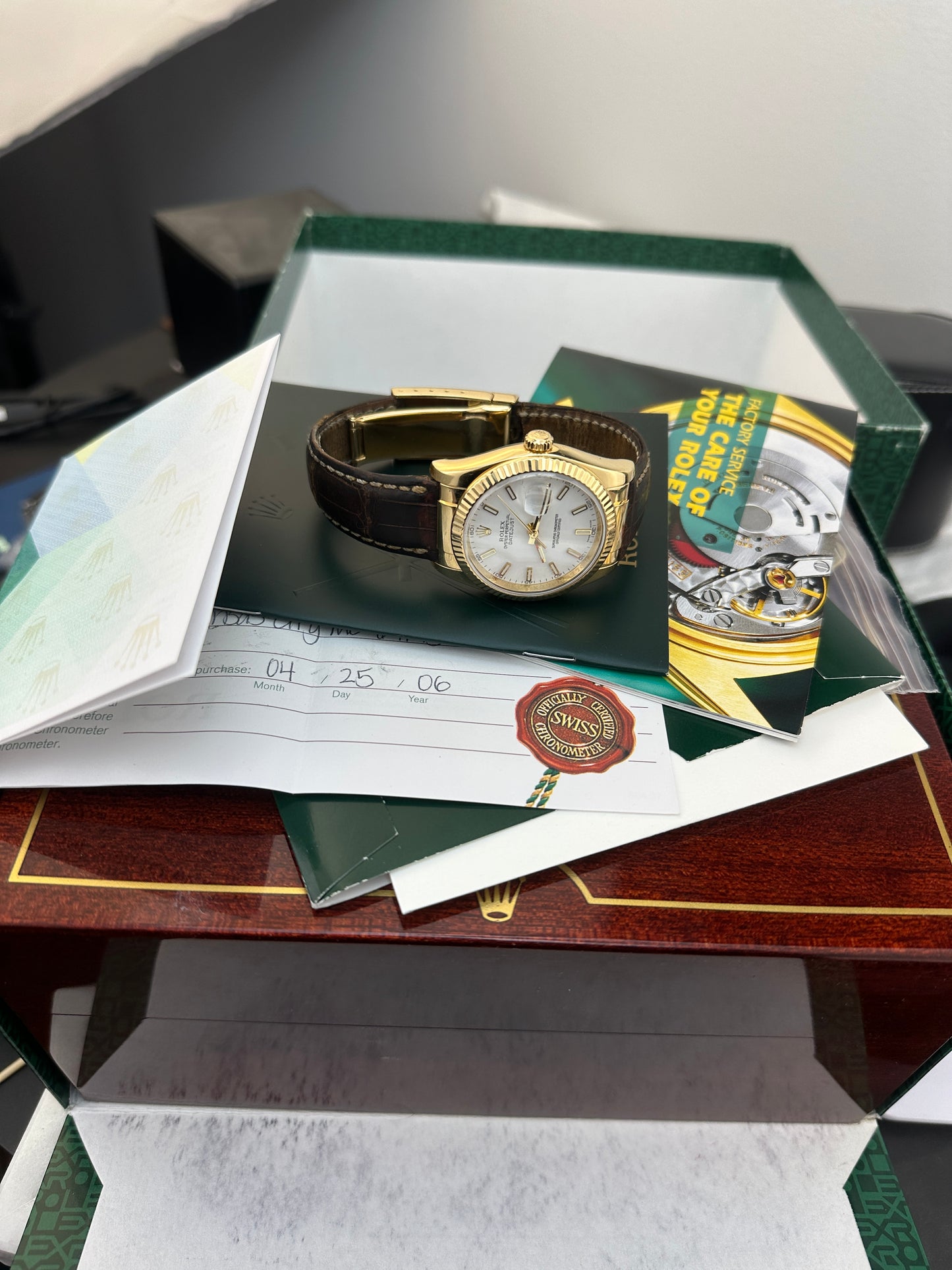 2006 Rolex Yellow Gold Datejust 36 Ref 116138 | Full Set