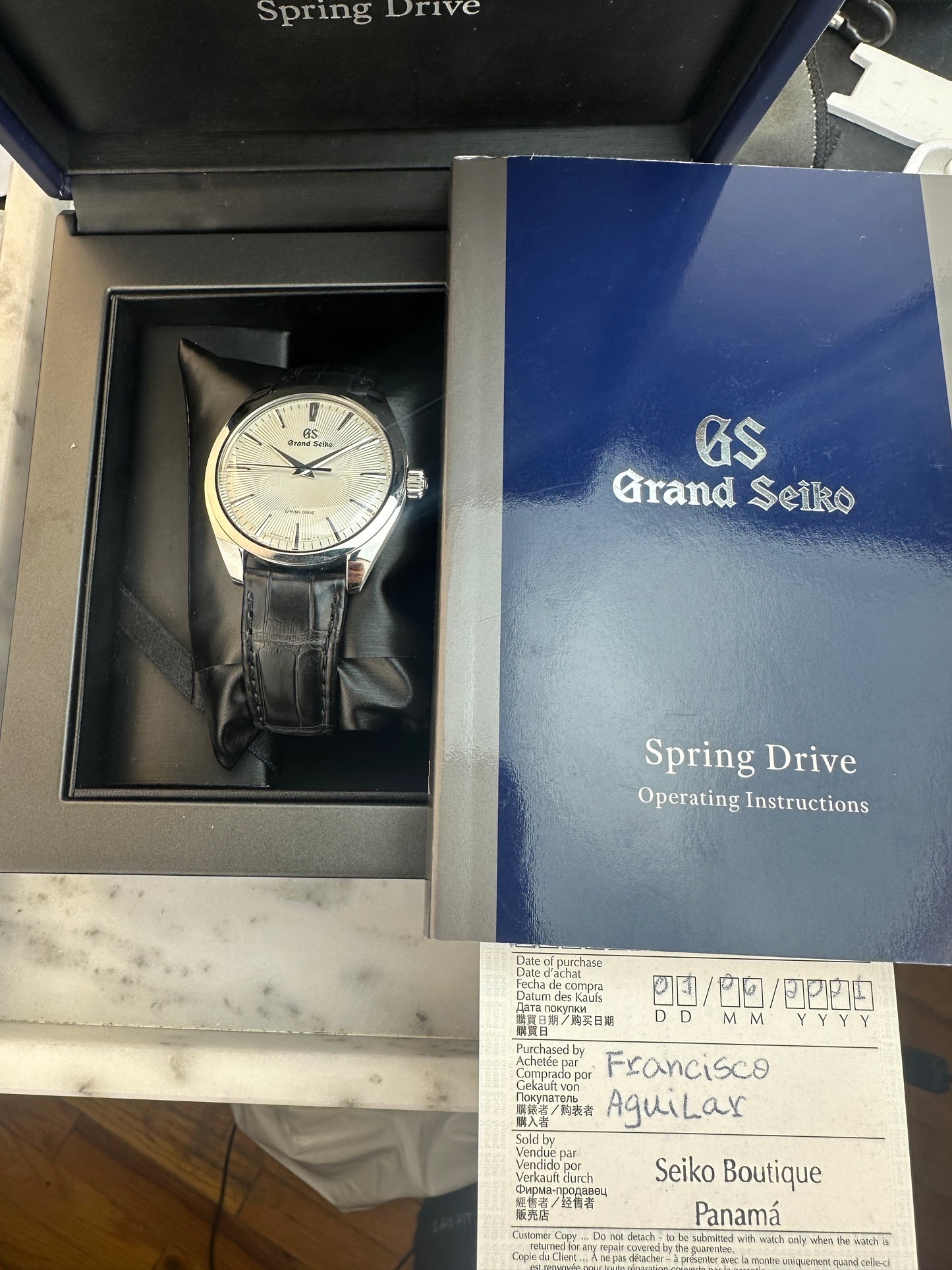 2021 Grand Seiko SBGY003 Spring Drive 20th Anniversary | Limited Edition | Full Set