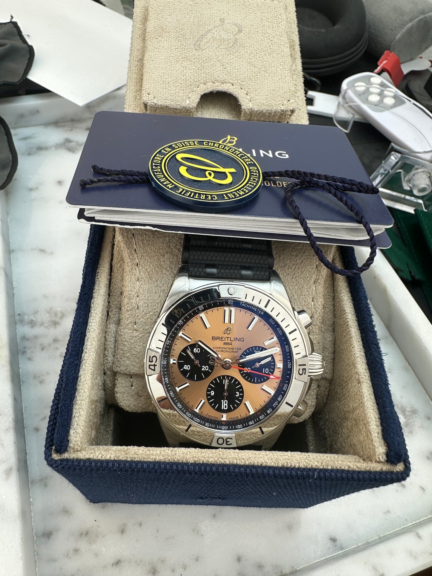 Breitling Chronomat B01 42 Copper Chronograph | AB0134101K1S1 | With Box