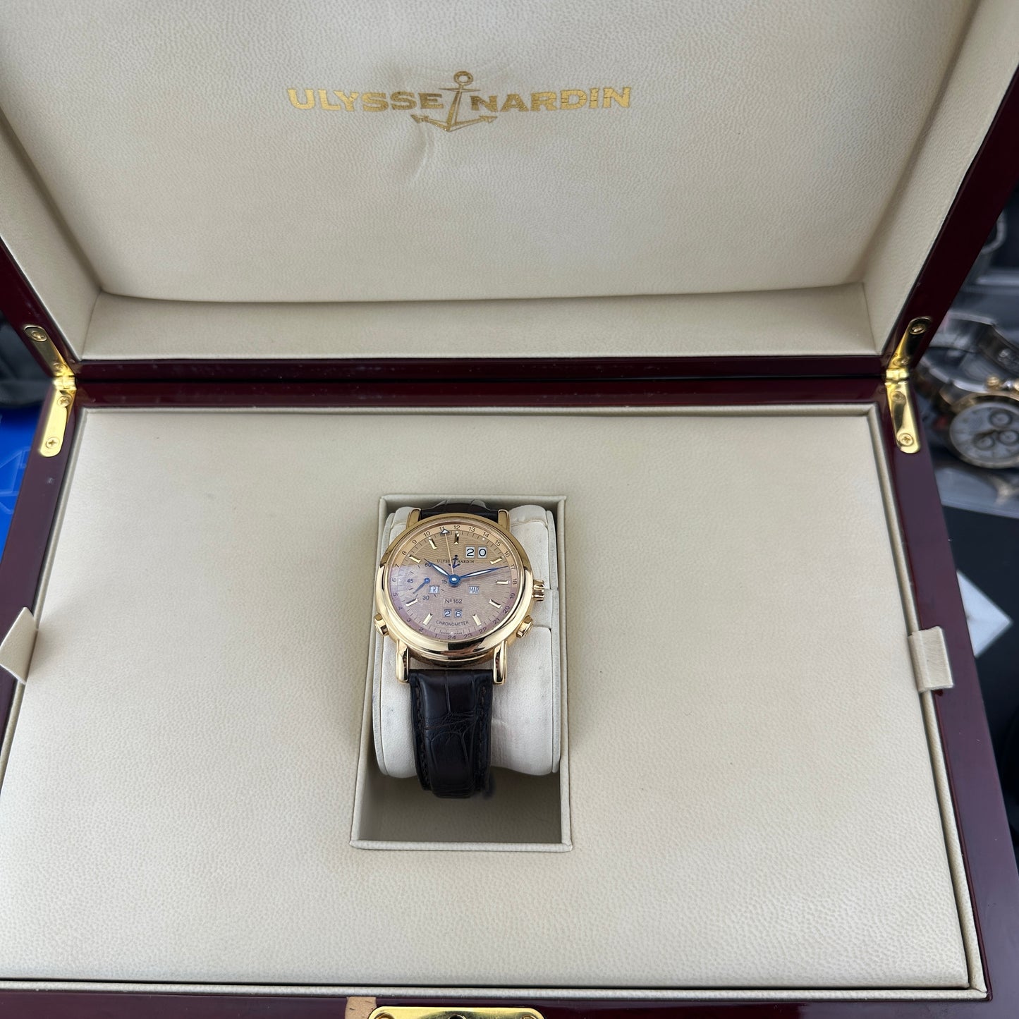 Ulysse Nardin Rose Gold Perpetual GMT | 322-66 | With Box