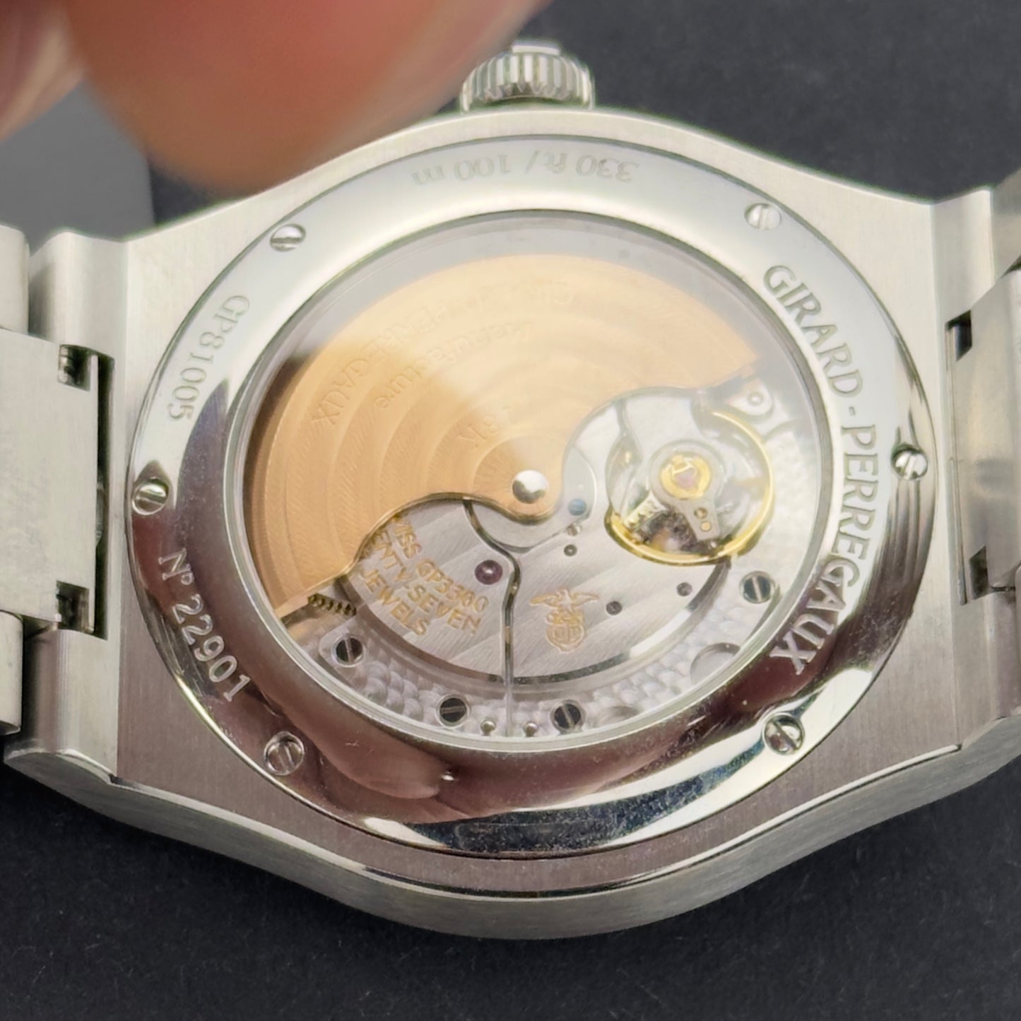2023 Girard-Perregaux Laureato 38 Copper | 81005-11-3154-1CM | Full Set