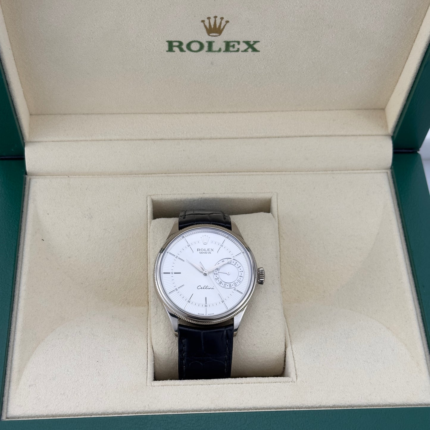 Rolex Cellini Date | White Gold | 50519