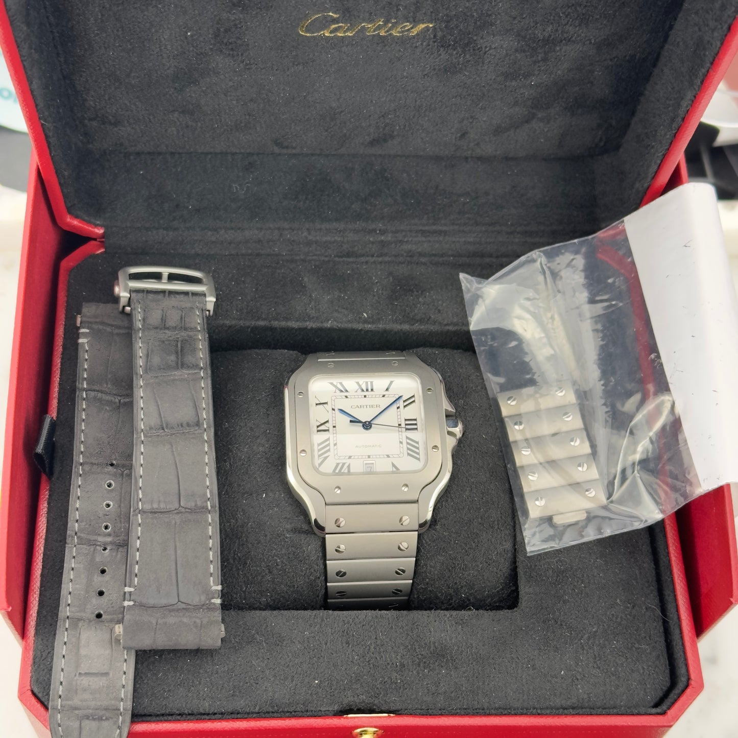 2025 Cartier Santos de Cartier Large Titanium | WSSA0089 | Under Warranty