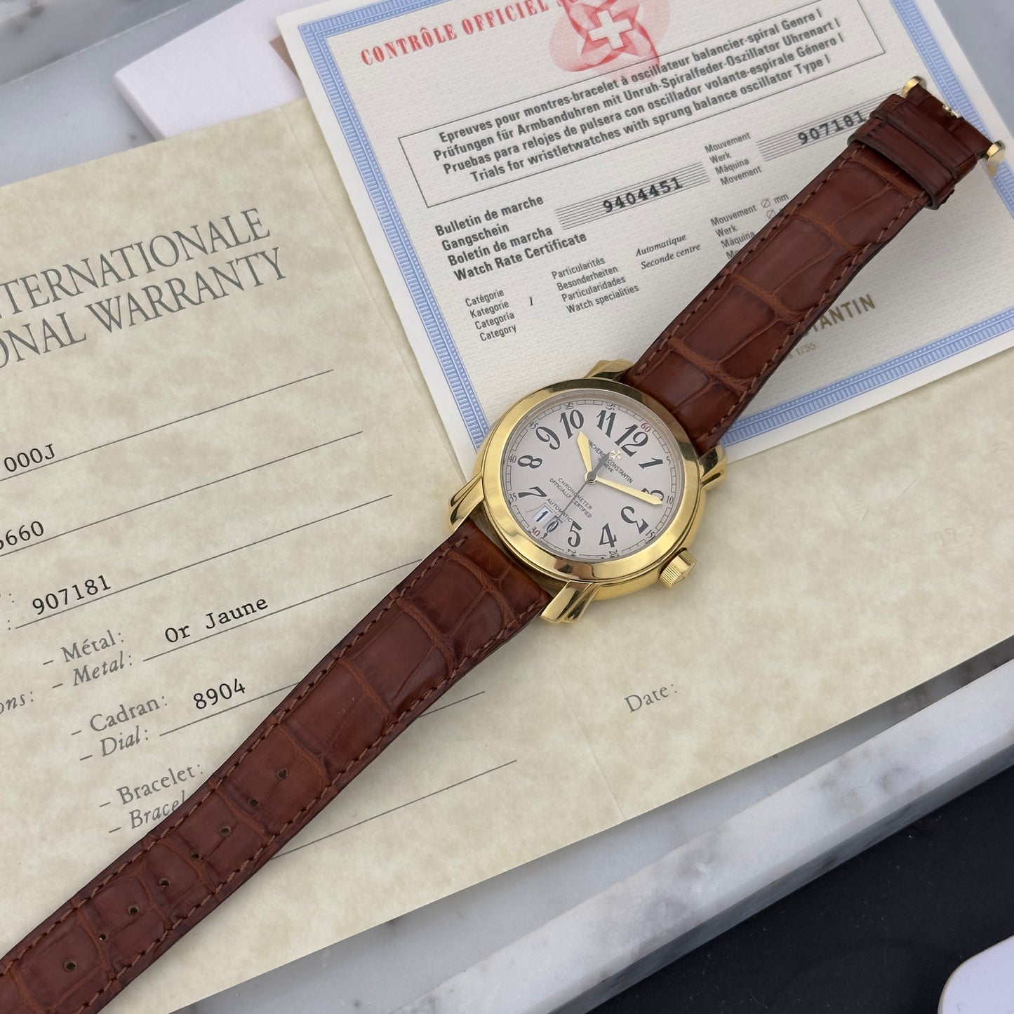 Vacheron Constantin Malte Big Date Yellow Gold | 42015/000J