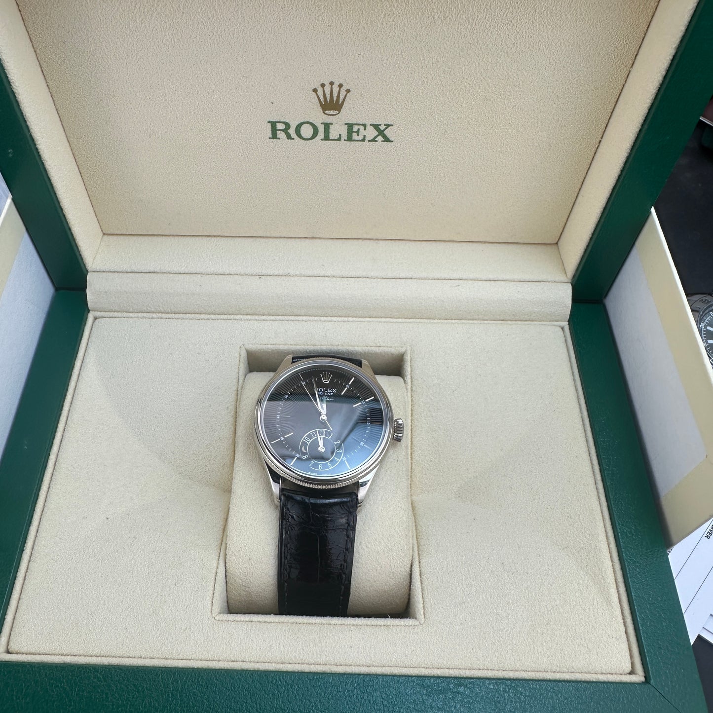 Rolex Cellini Dual Time | White Gold | Ref. 50529