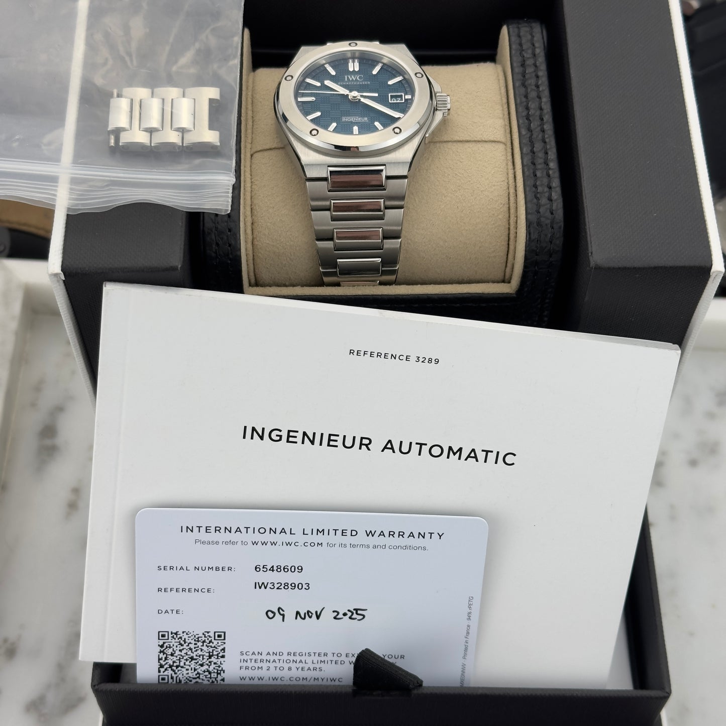 2024 IWC Ingenieur Aqua Dial | IW328903 | Full Set