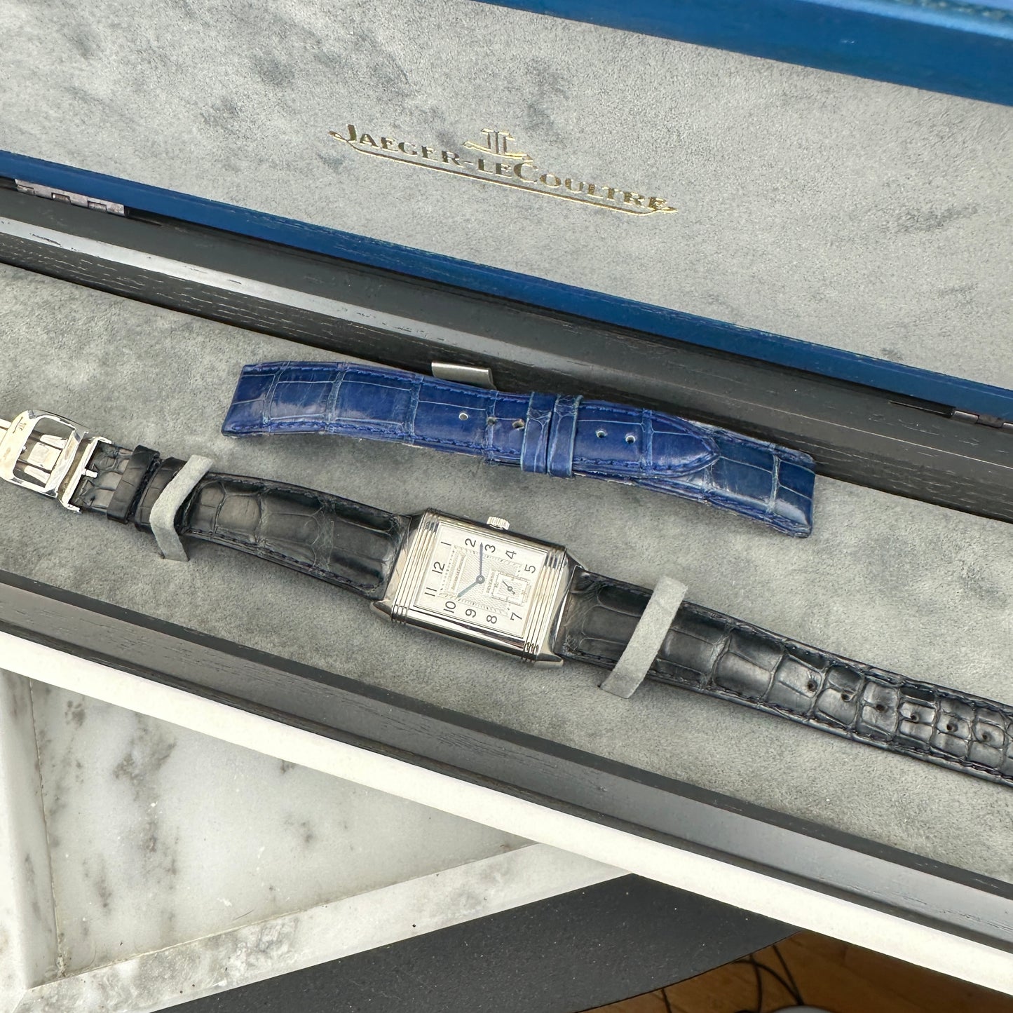 Jaeger-LeCoultre Reverso Duoface Série Première Japan Edition Blue | 270.8.54