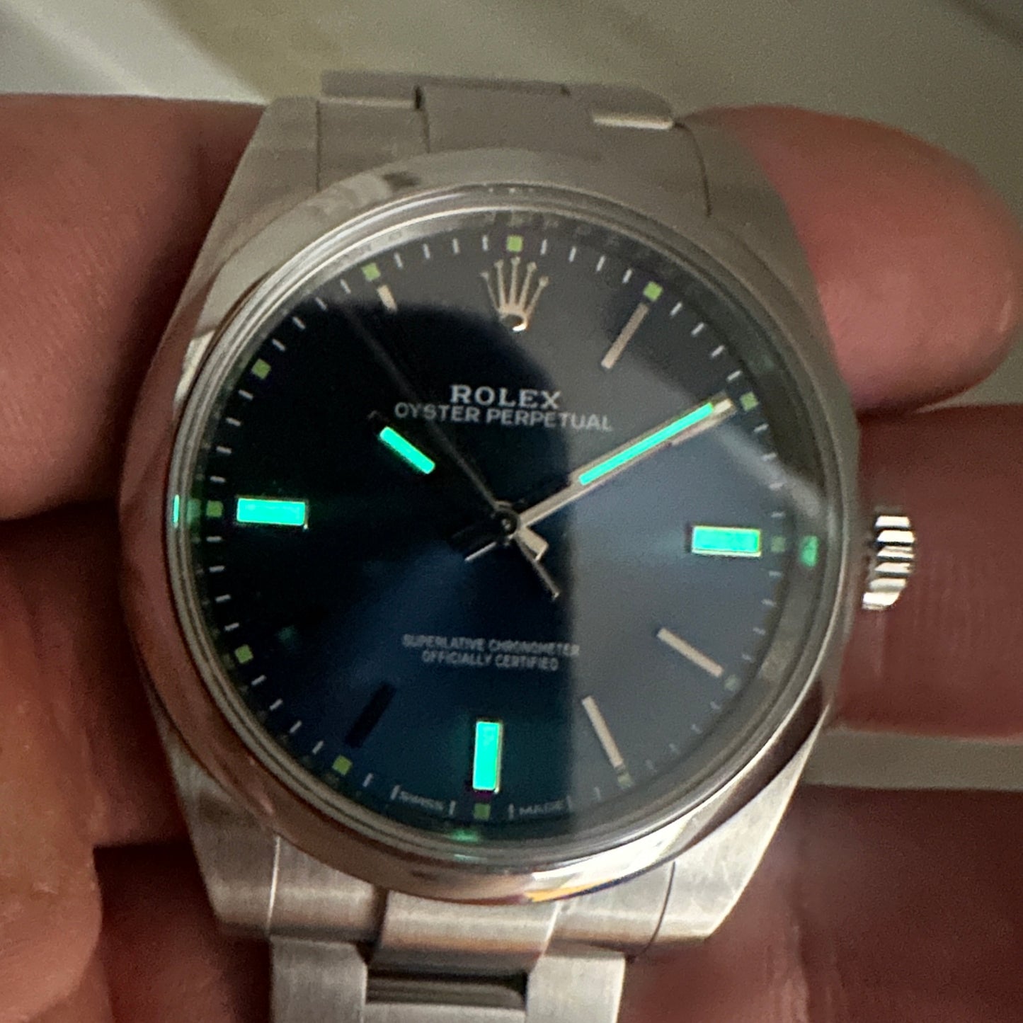 Rolex Oyster Perpetual 39 | 114300 | Blue Dial