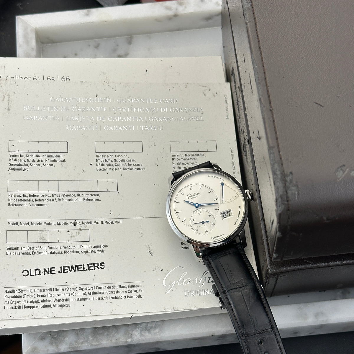 2017 Glashütte Original PanoReserve | 1-65-01-22-12-61 | Full Set