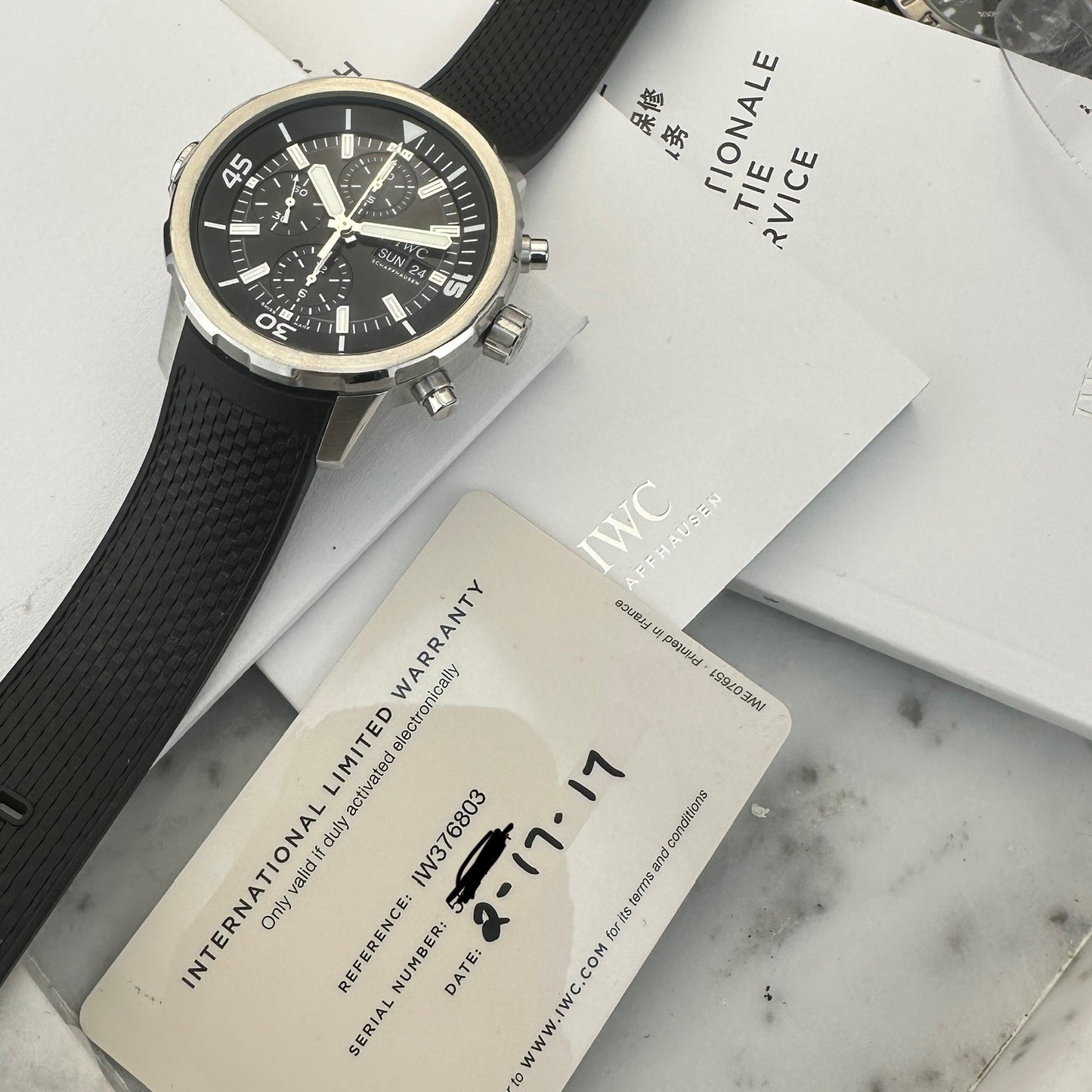 2017 IWC Aquatimer Chronograph | IW376803 | Full Set