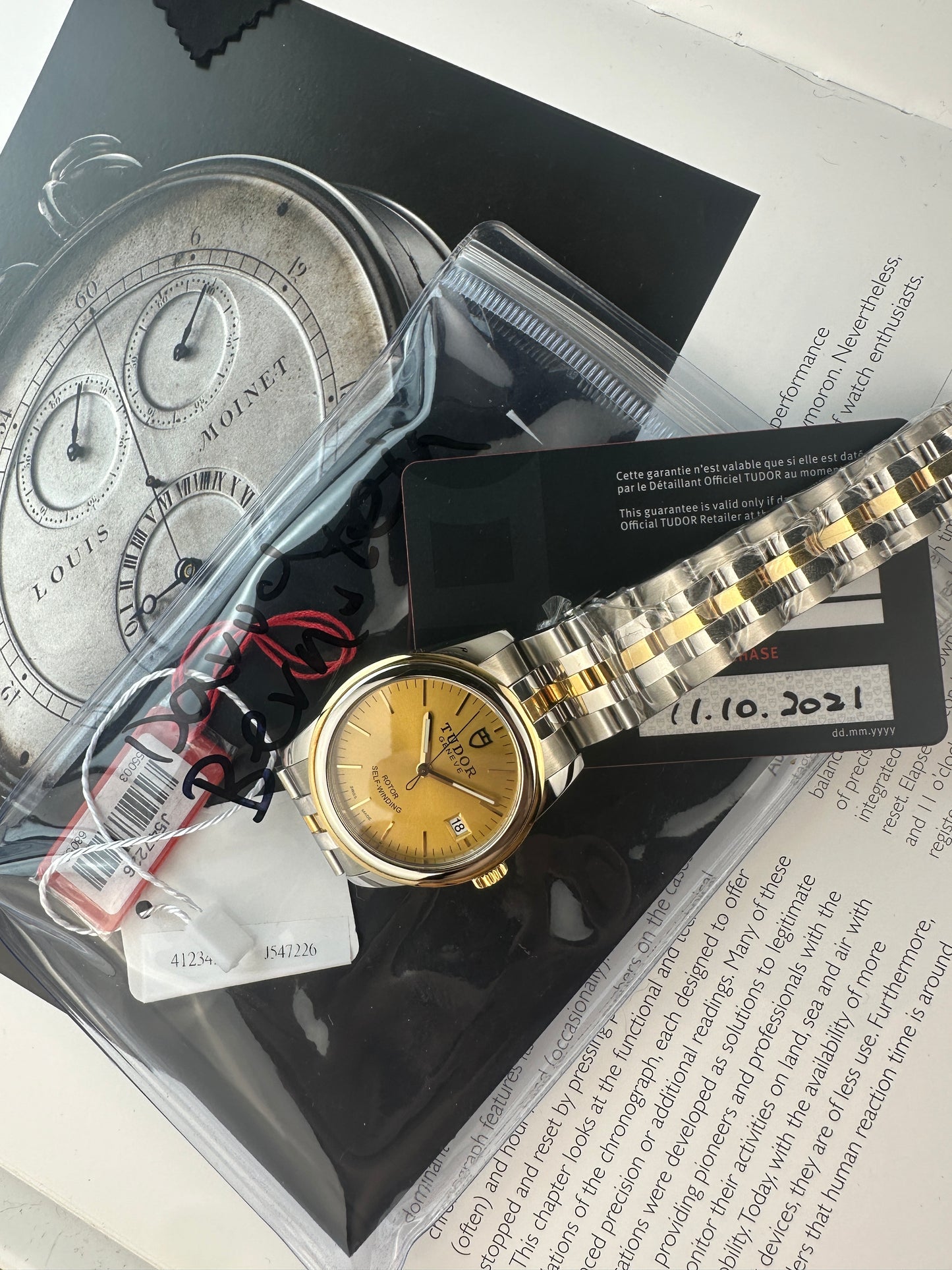 2021 Tudor Glamour 55003 with tag and papers