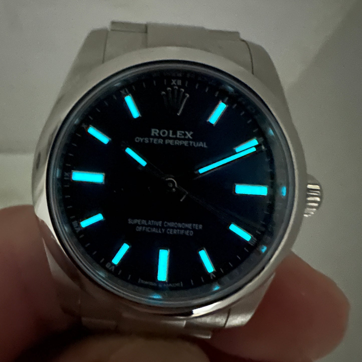Rolex Oyster Perpetual 34 Blue Dial | 124200