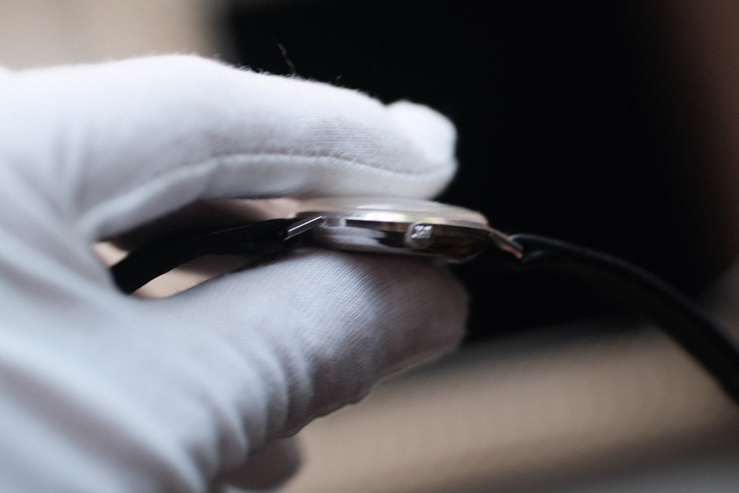 Jaeger-LeCoultre Mystery Dial (Galaxy) Double-signed with Vacheron Constantin, 14K White Gold And Diamonds