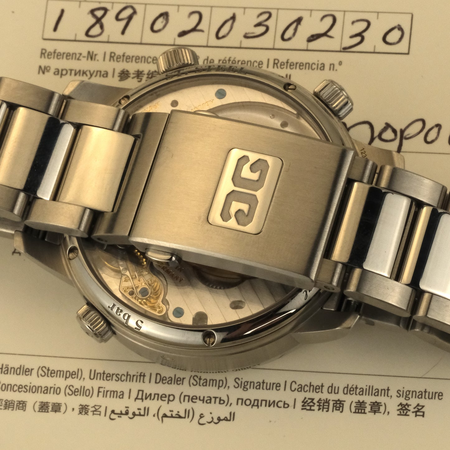2018 Glashütte Original Senator Cosmopolite Silver | 1-89-02-03-02-61 | Full Set