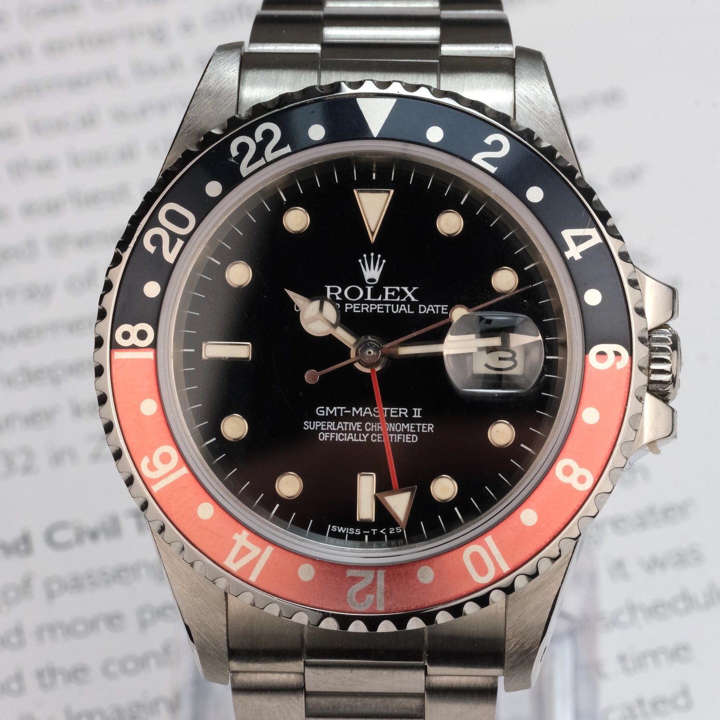 1984 Rolex GMT Master II, ref 16760