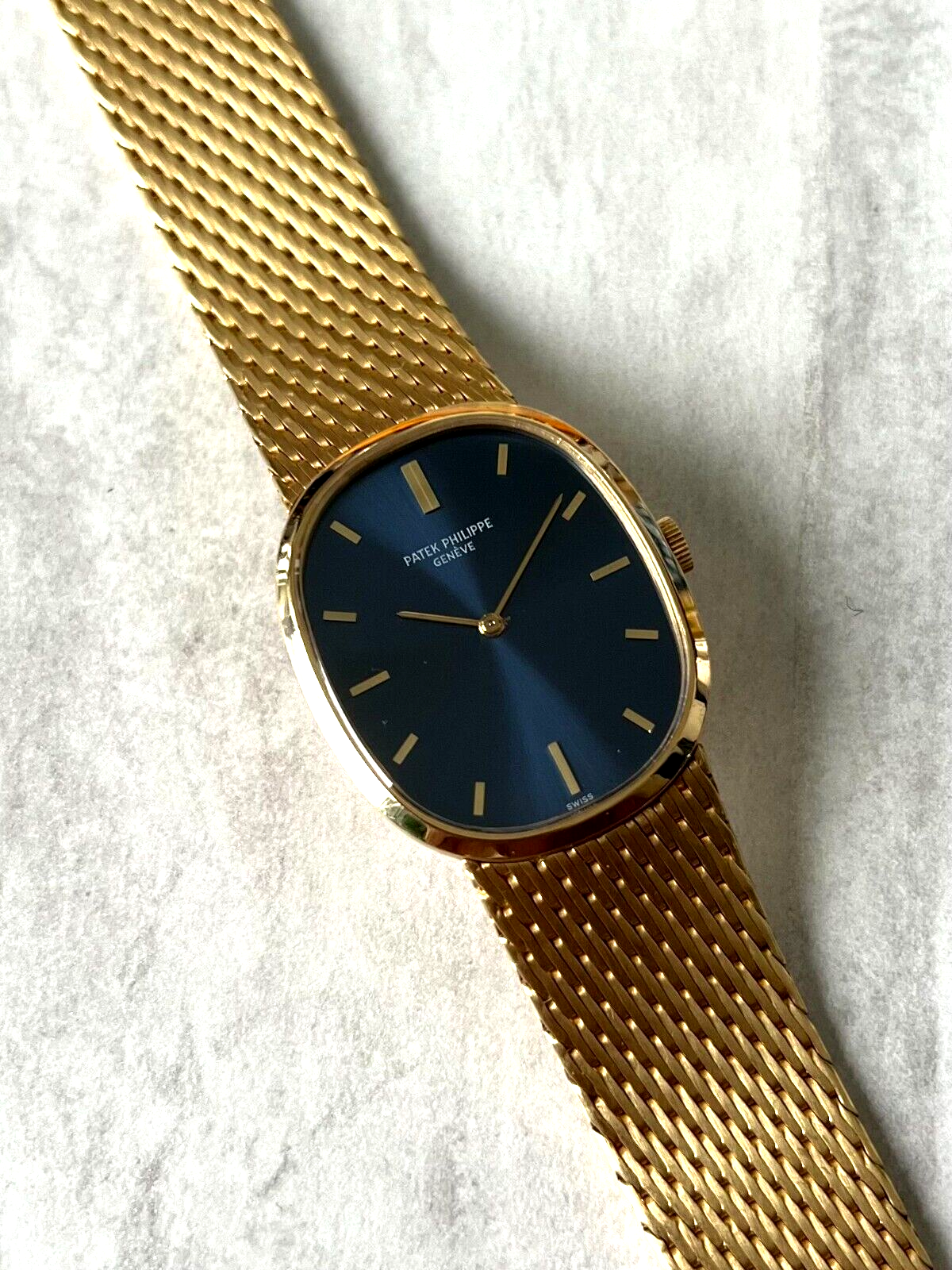 1990's Patek Philippe Golden Ellipse 3748, 18k