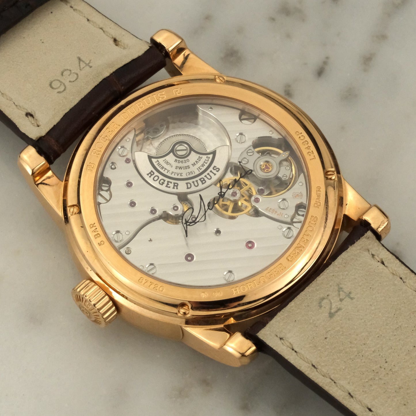 2015 Roger Dubuis Hommage Rose Gold | RDDBHO0565 | Full Set