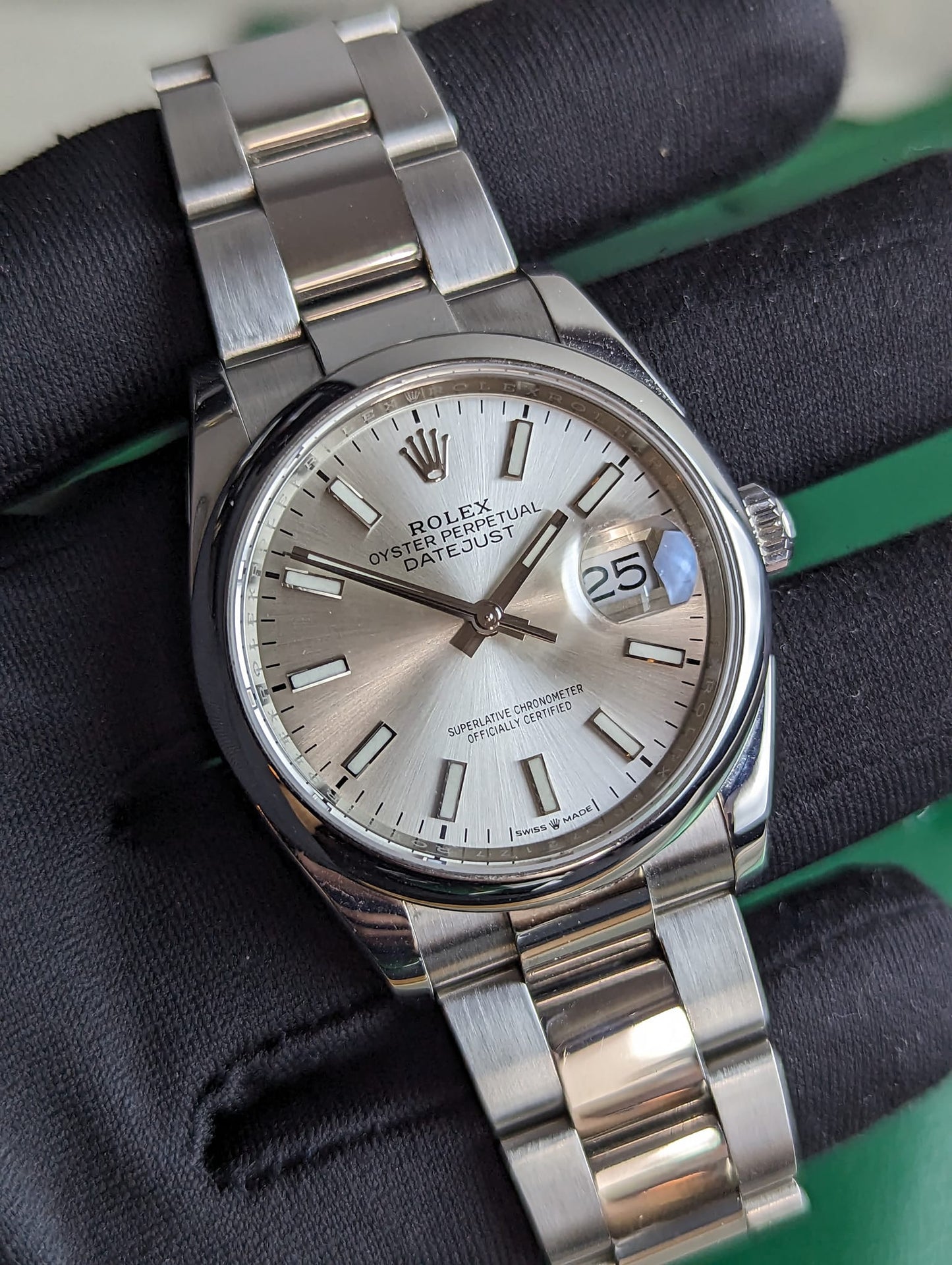 2019 Rolex Oyster Perpetual Datejust 126200 with card