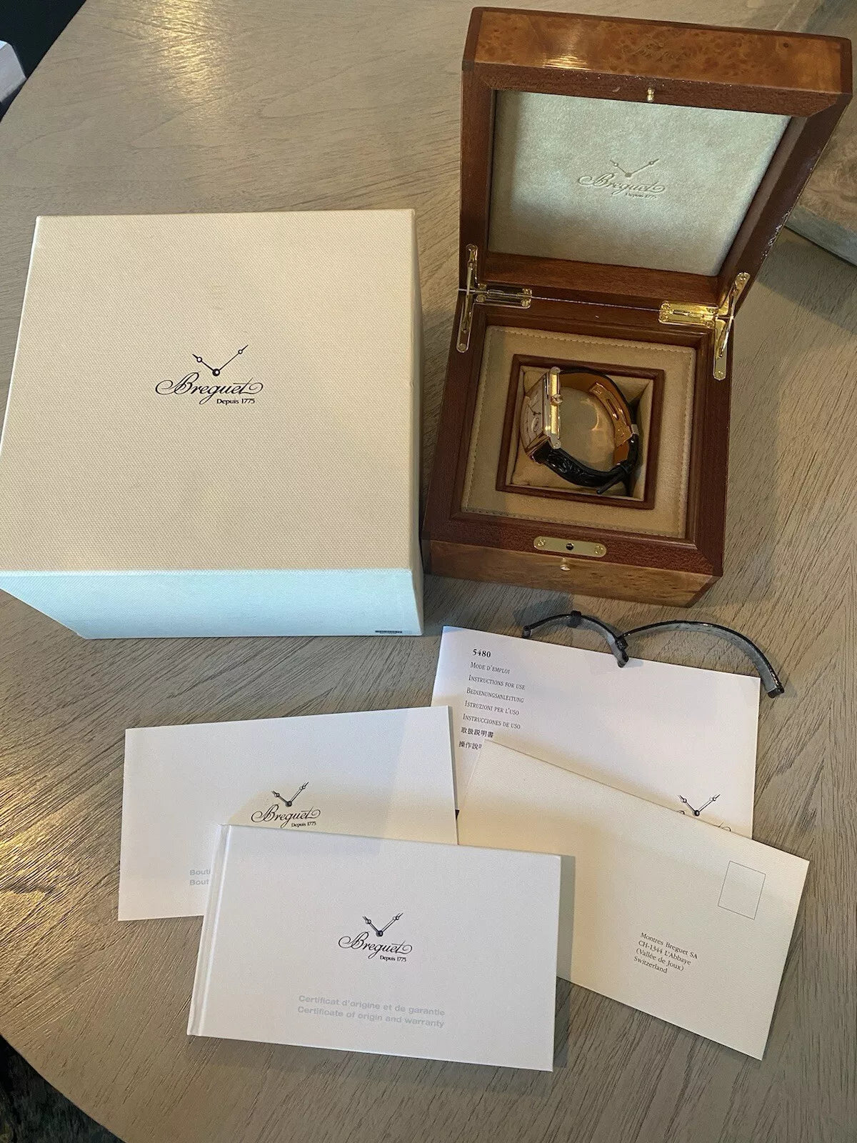 Breguet Héritage 5480BR/12/996, box and papers