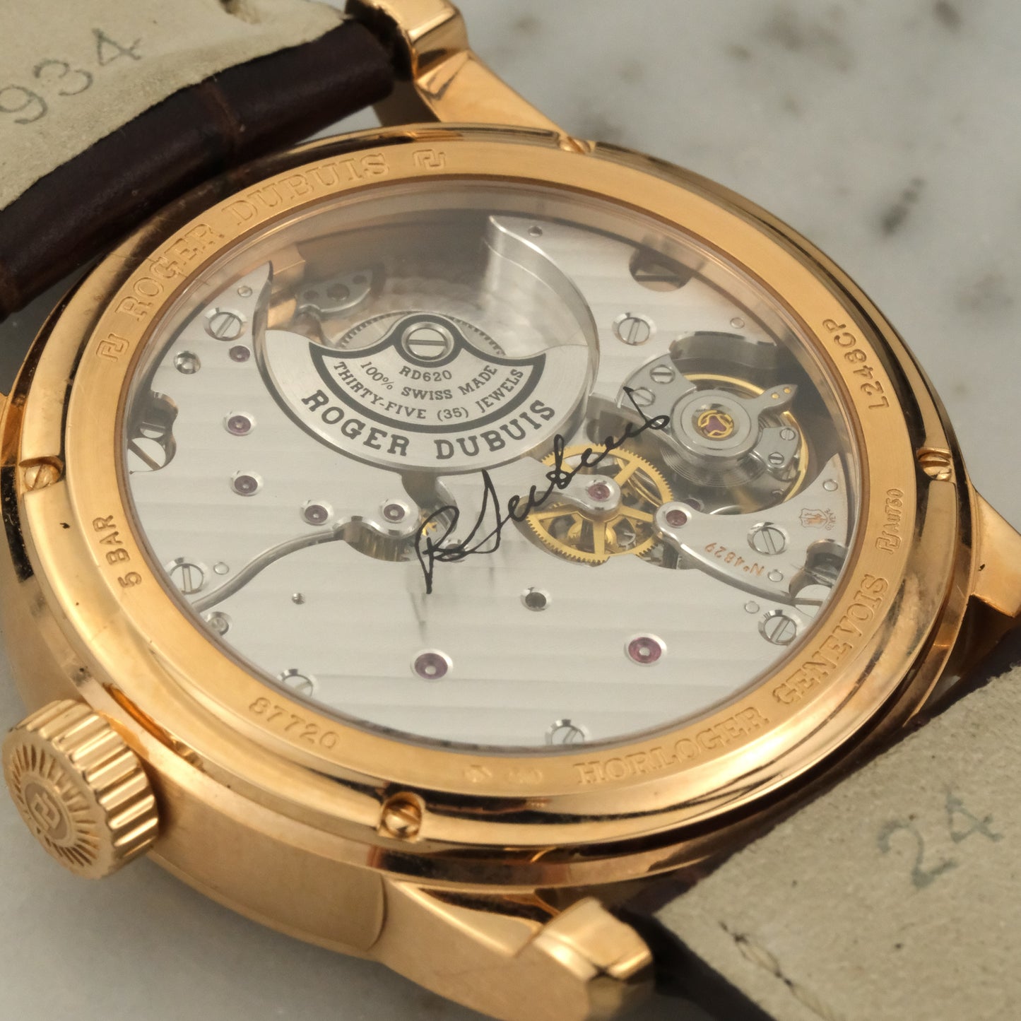 2015 Roger Dubuis Hommage Rose Gold | RDDBHO0565 | Full Set