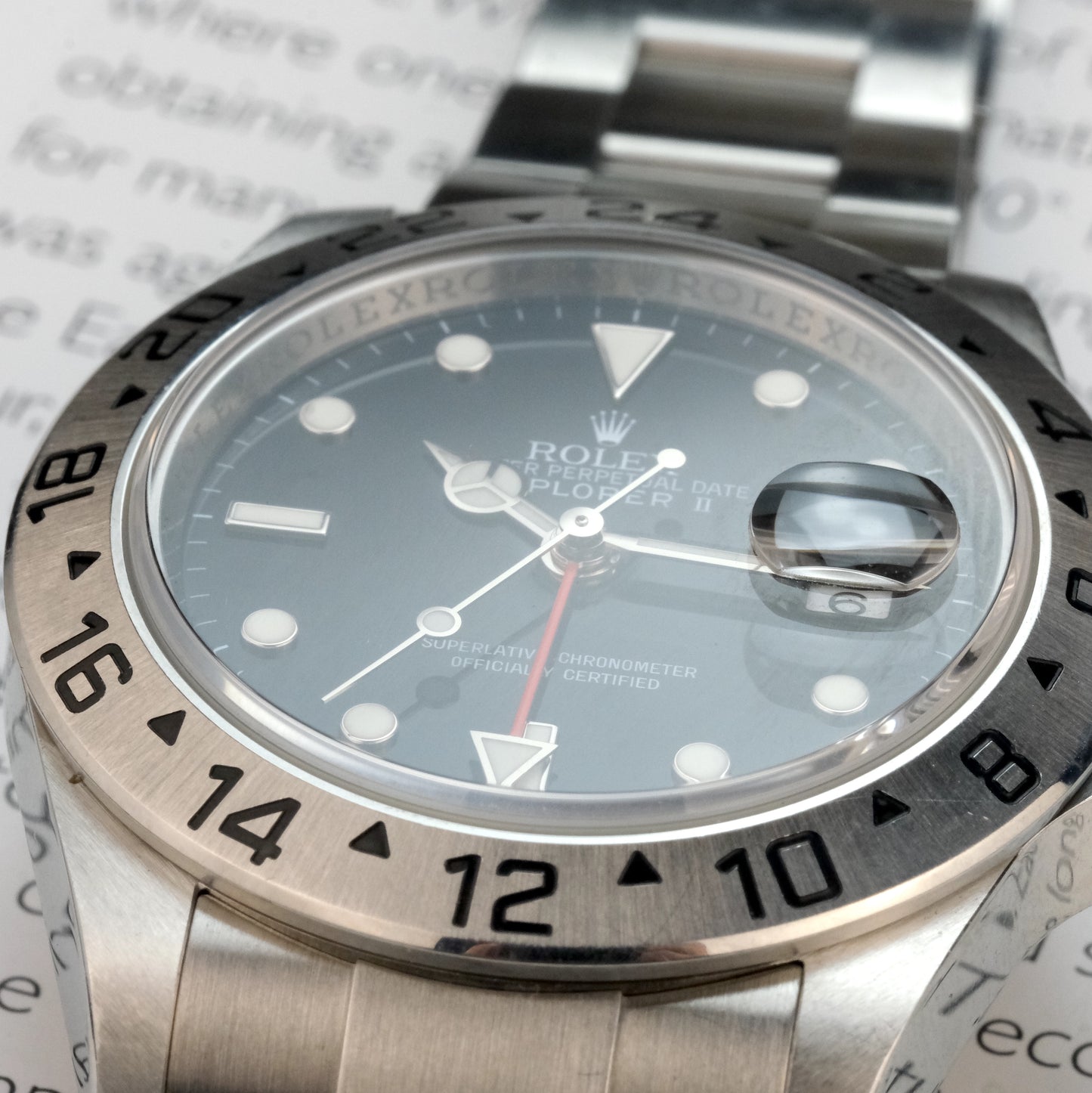 Circa 2007 Rolex Explorer II 16570, Cal 3186