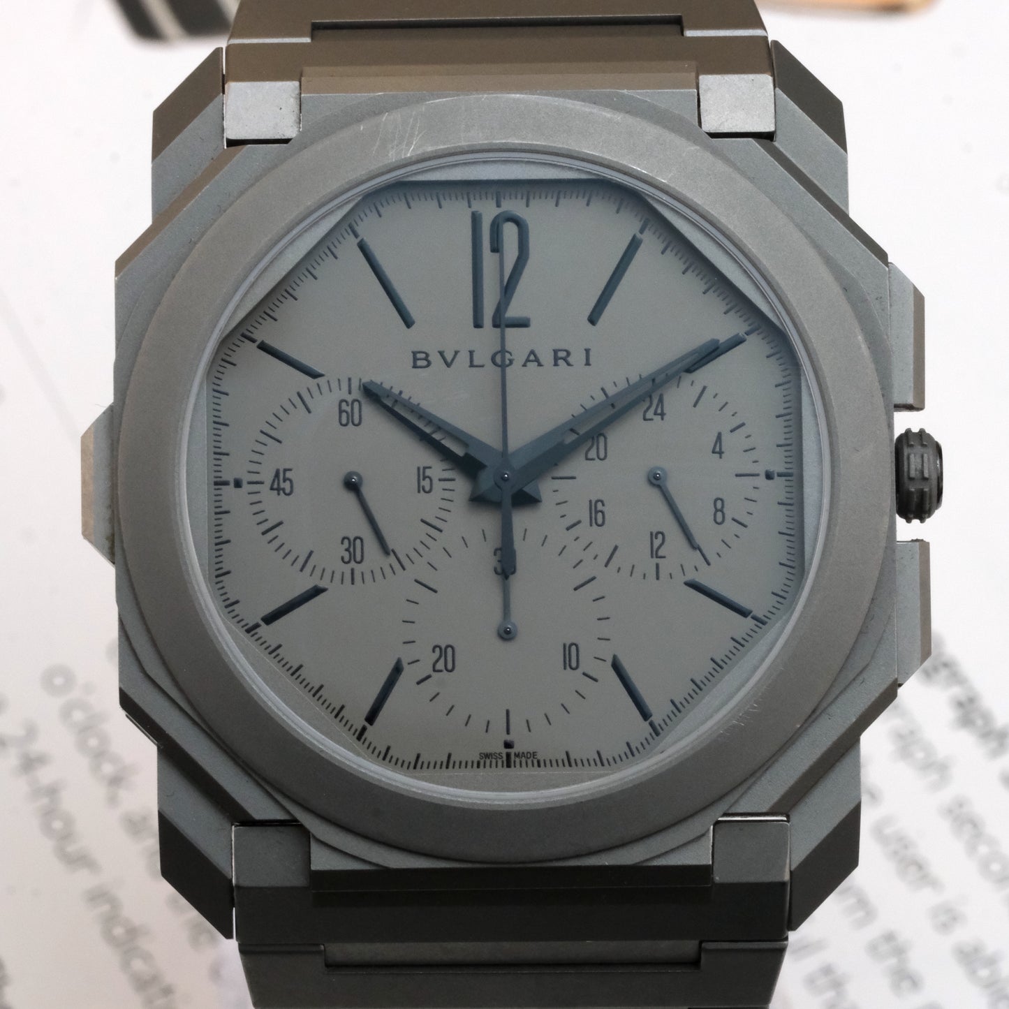 2020 Bulgari Octo Finissimo Chronograph GMT 103068 Full Kit