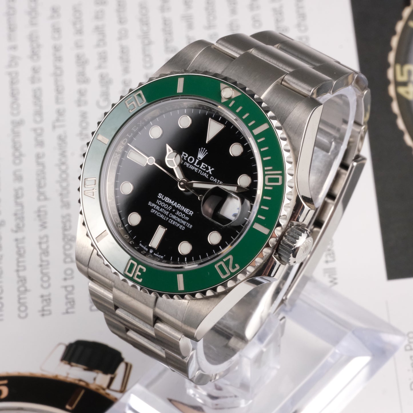 2021 Rolex Submariner 126610LV "Starbucks" full kit