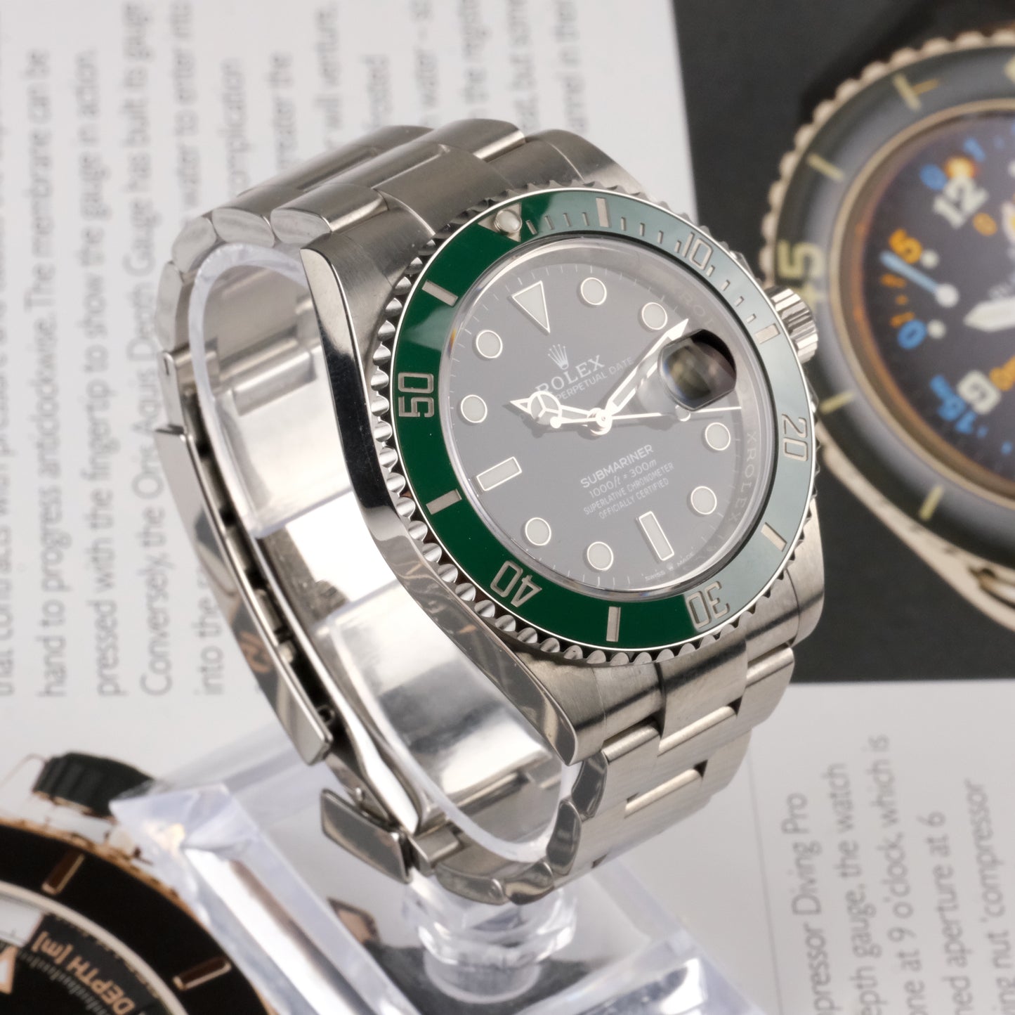 2021 Rolex Submariner 126610LV "Starbucks" full kit