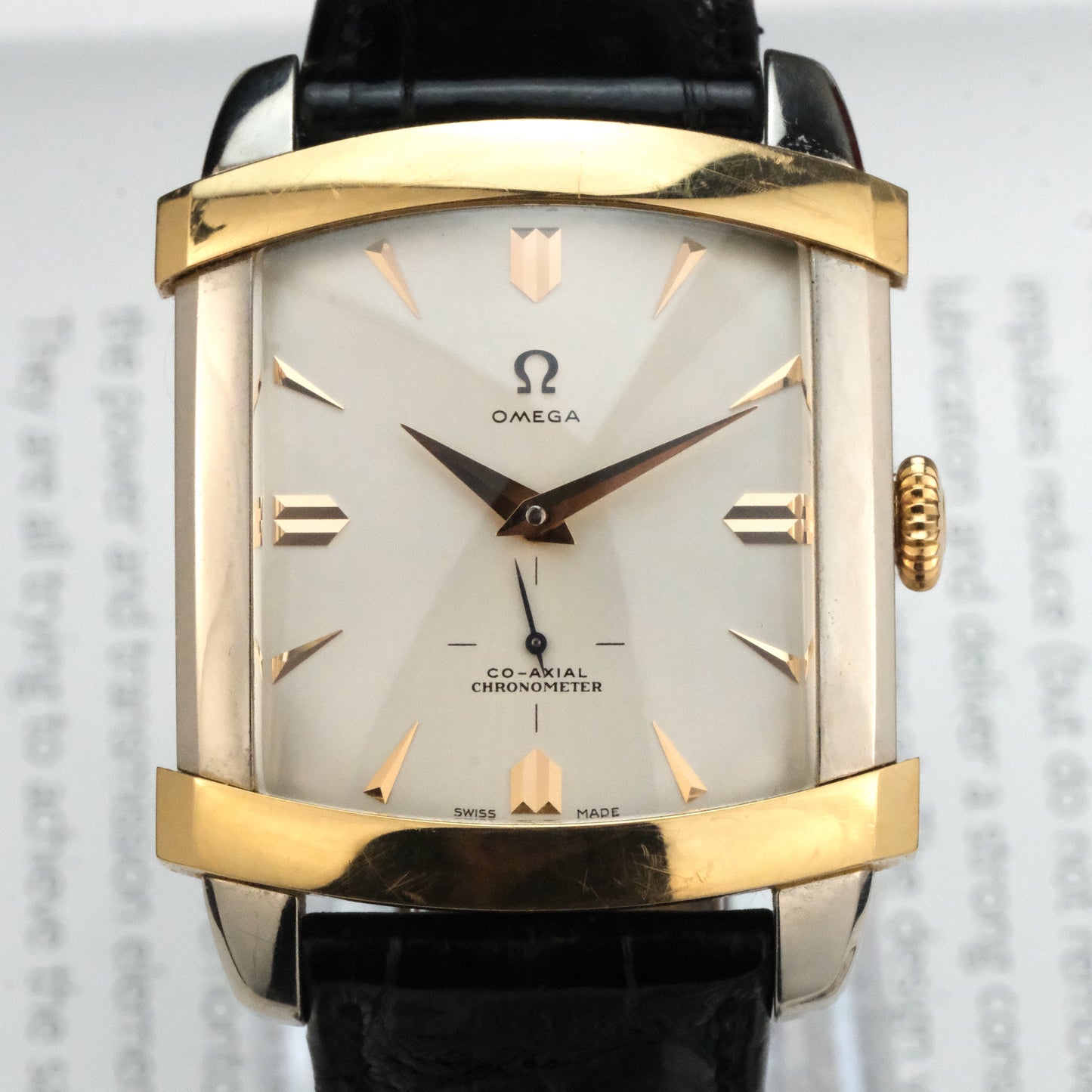 1952 Omega Museum Specialties Tonneau Renversé Ref 5705.30.01